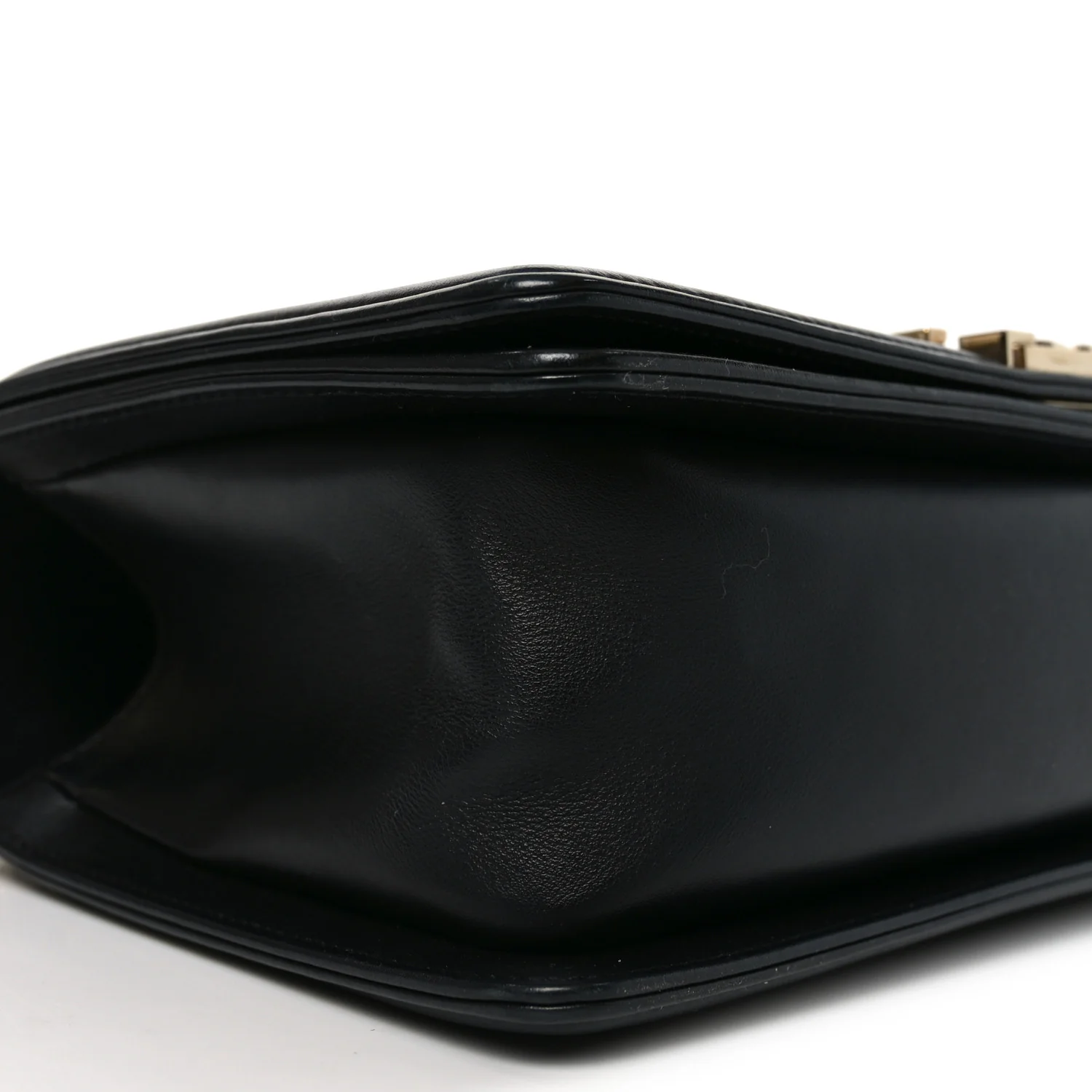 Lambskin Quilted Medium Boy Flap Black - Image 9