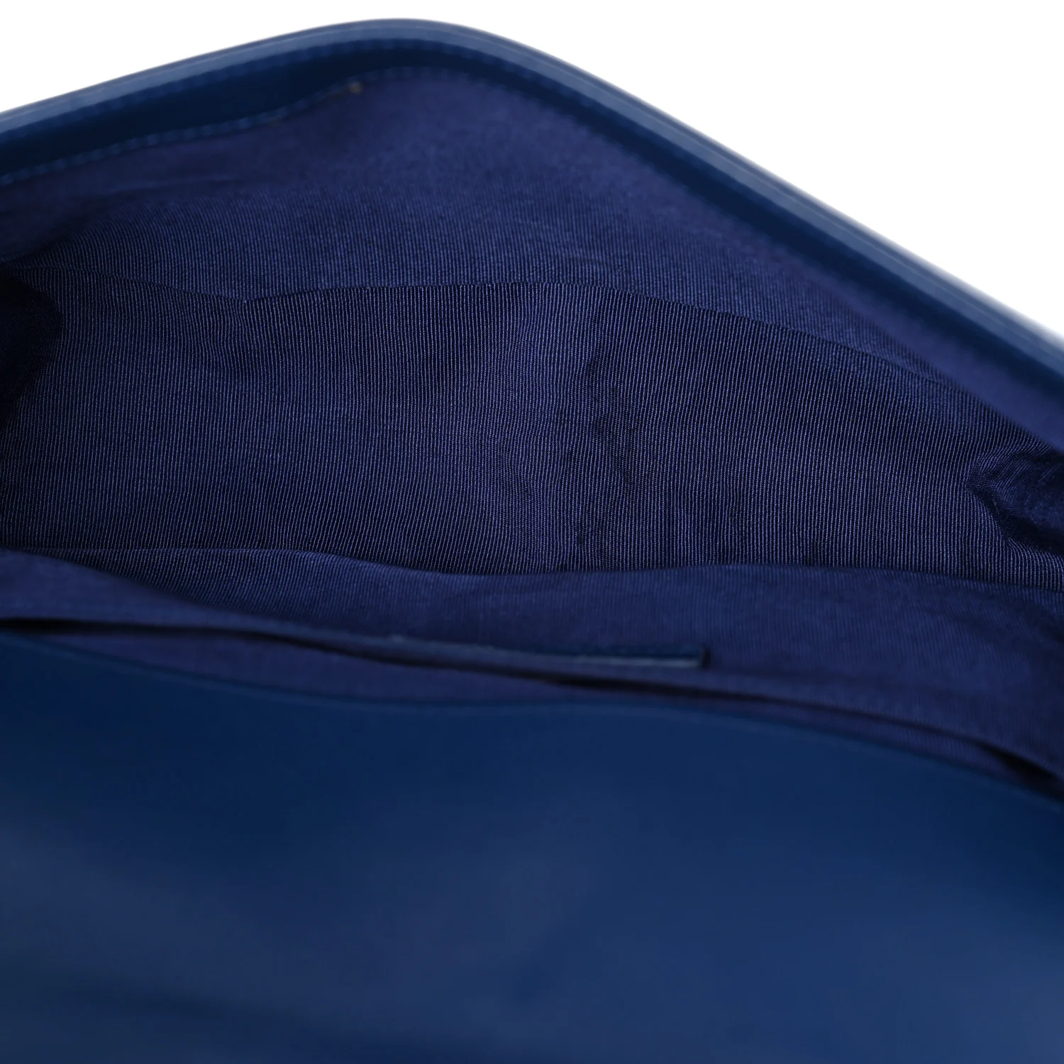 Lambskin Quilted Medium Boy Flap Blue - Image 5