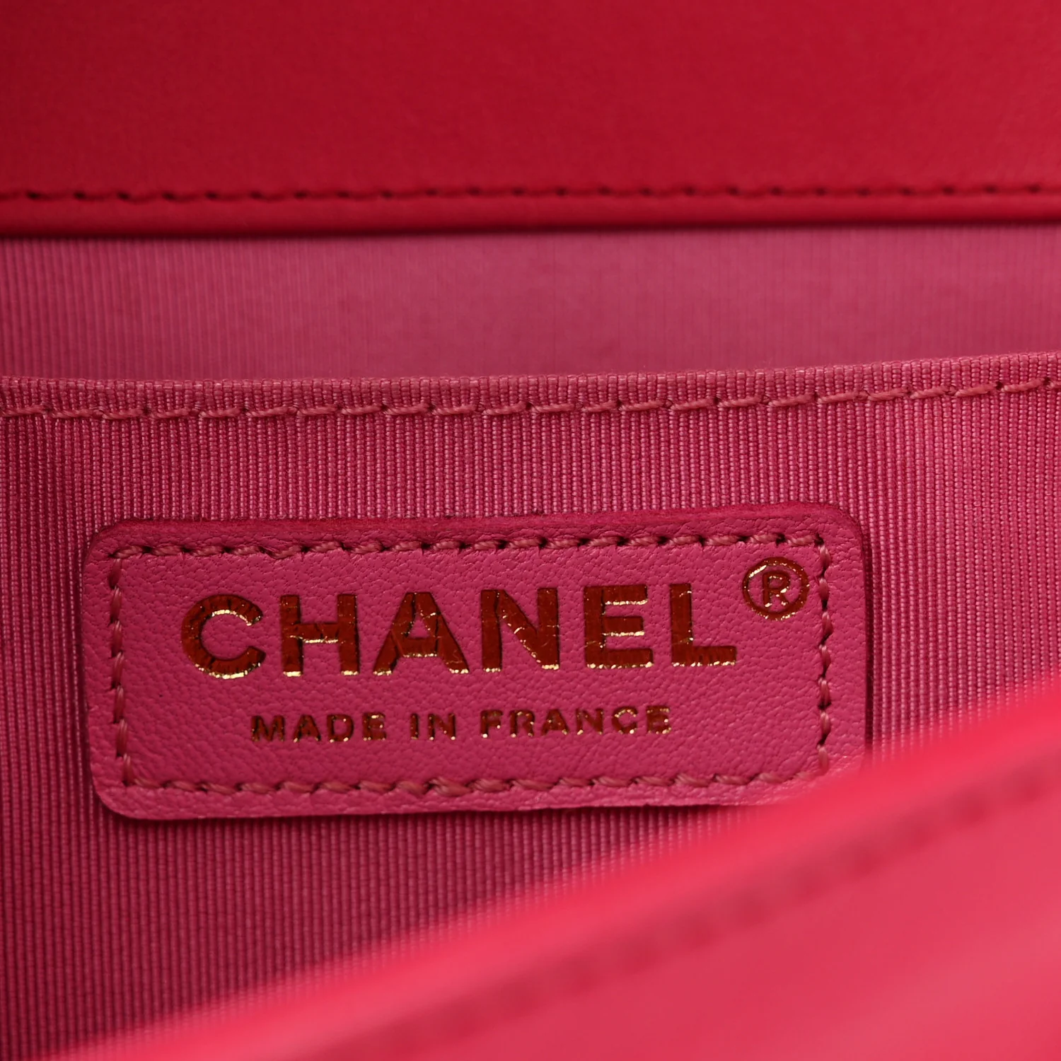 Lambskin Quilted Medium Boy Flap Fuchsia - Image 6