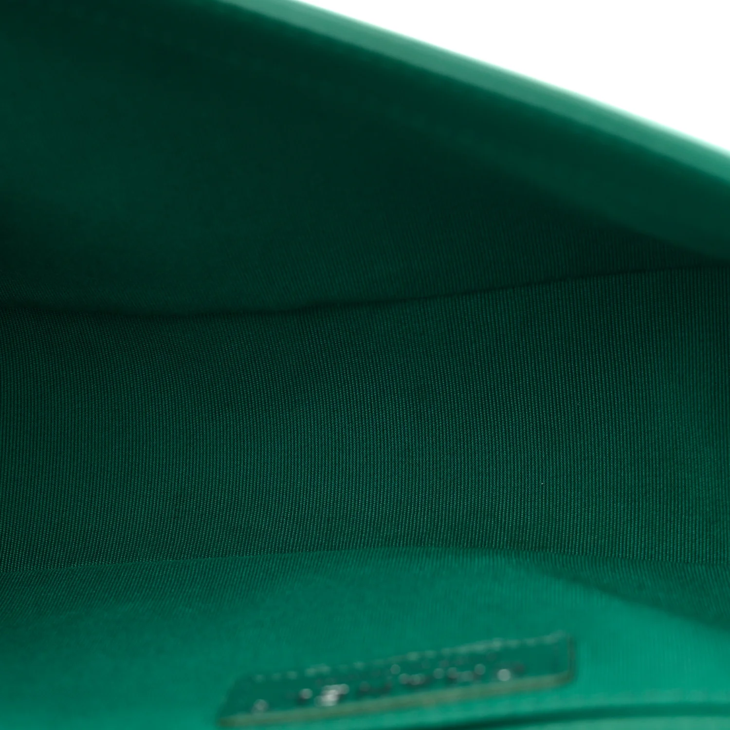 Lambskin Quilted Medium Boy Flap Green - Image 5