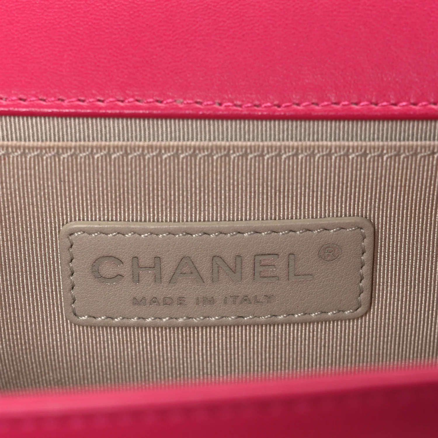Lambskin Quilted Medium Boy Flap Pink - Image 6