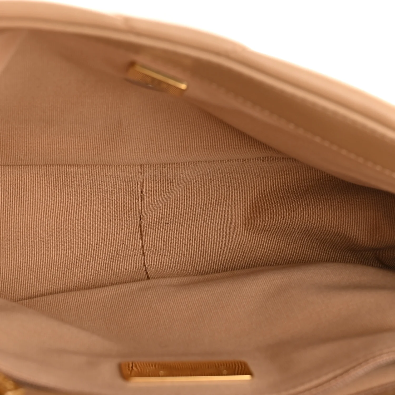 Lambskin Quilted Medium Chanel 19 Flap Beige - Image 5