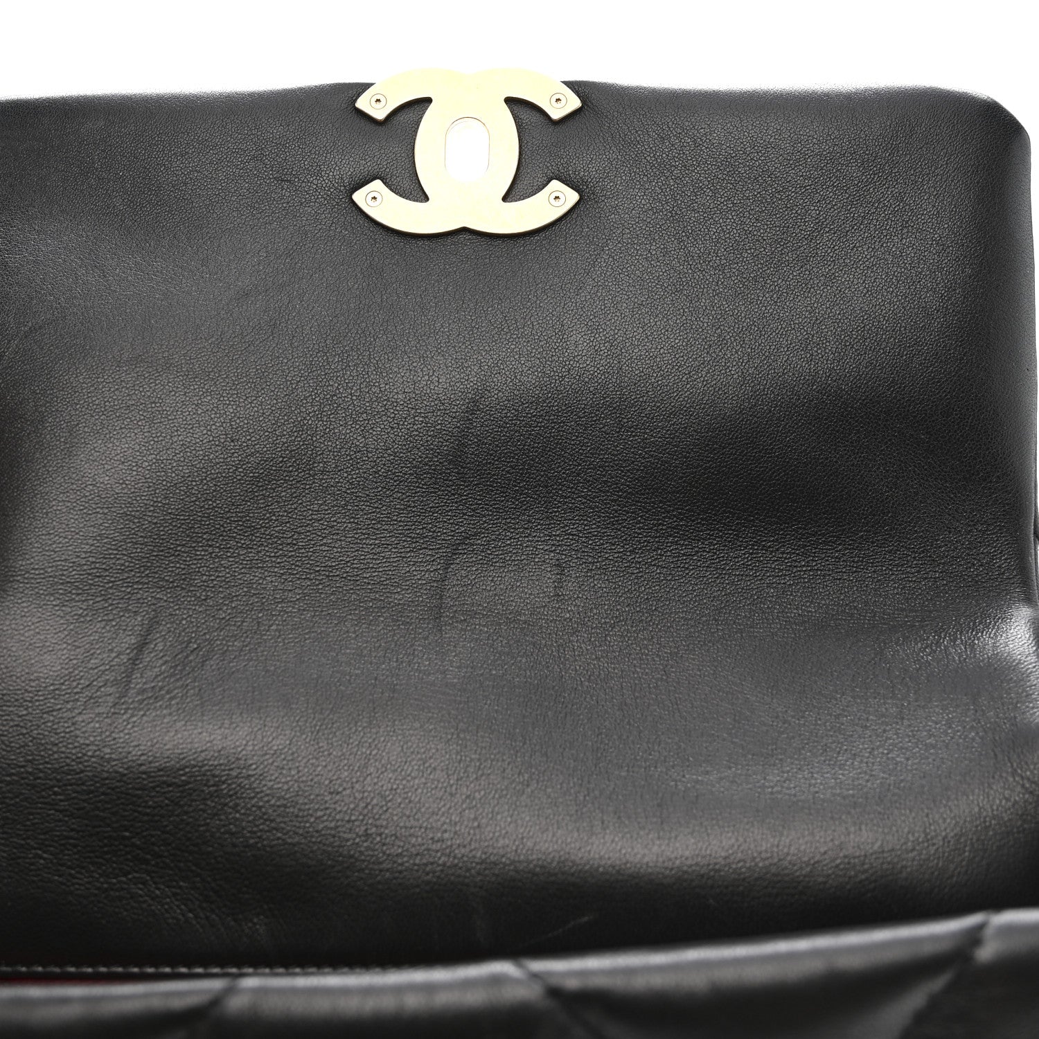 Lambskin Quilted Medium Chanel 19 Flap Black - Image 11