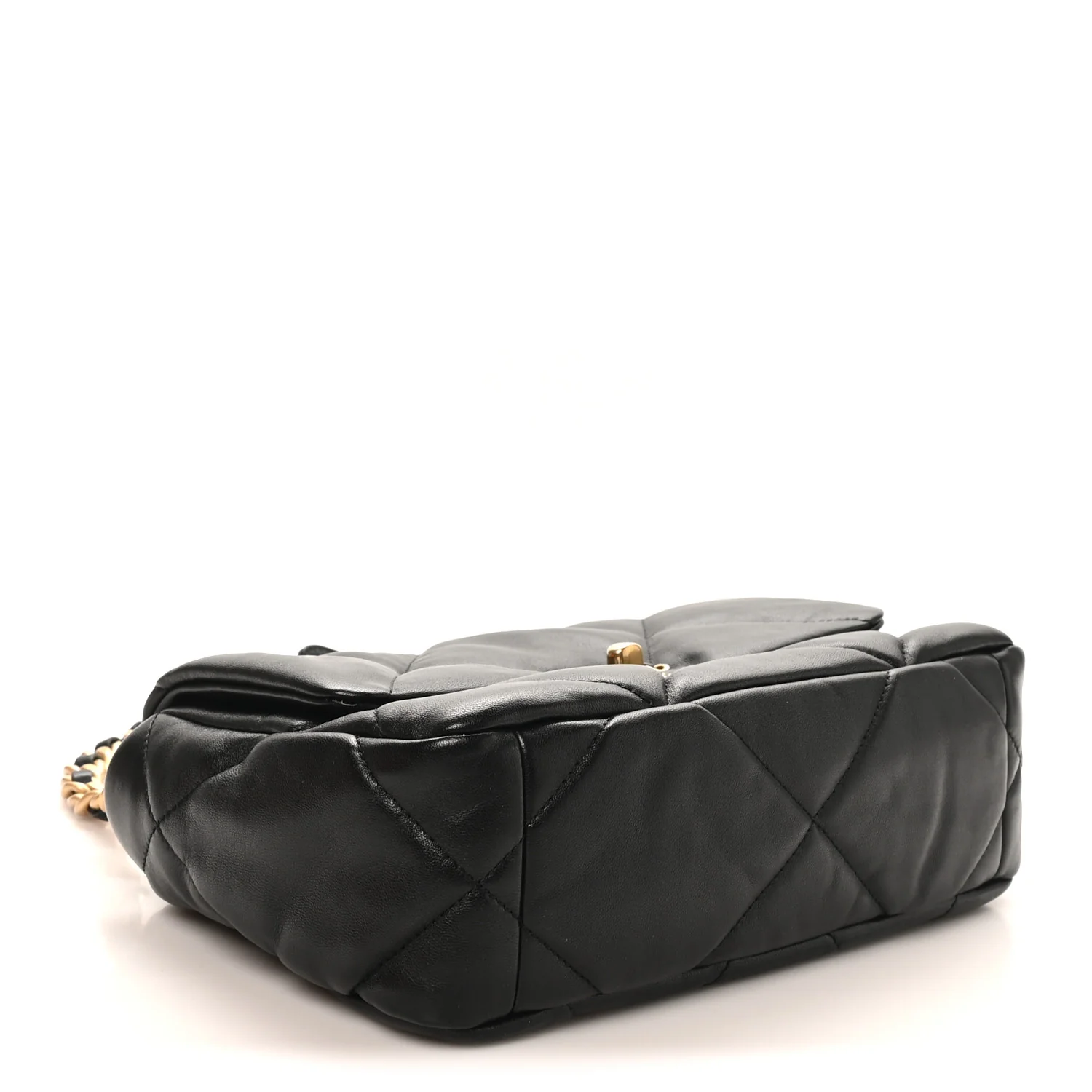Lambskin Quilted Medium Chanel 19 Flap Black - Image 4