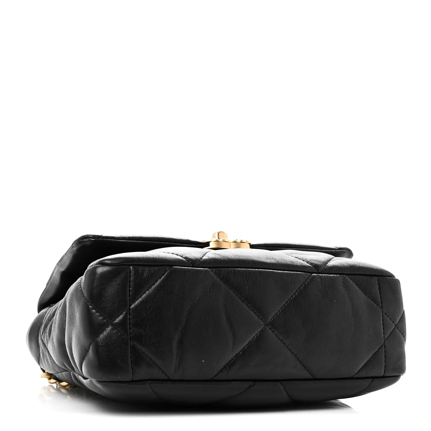 Lambskin Quilted Medium Chanel 19 Flap Black - Image 4