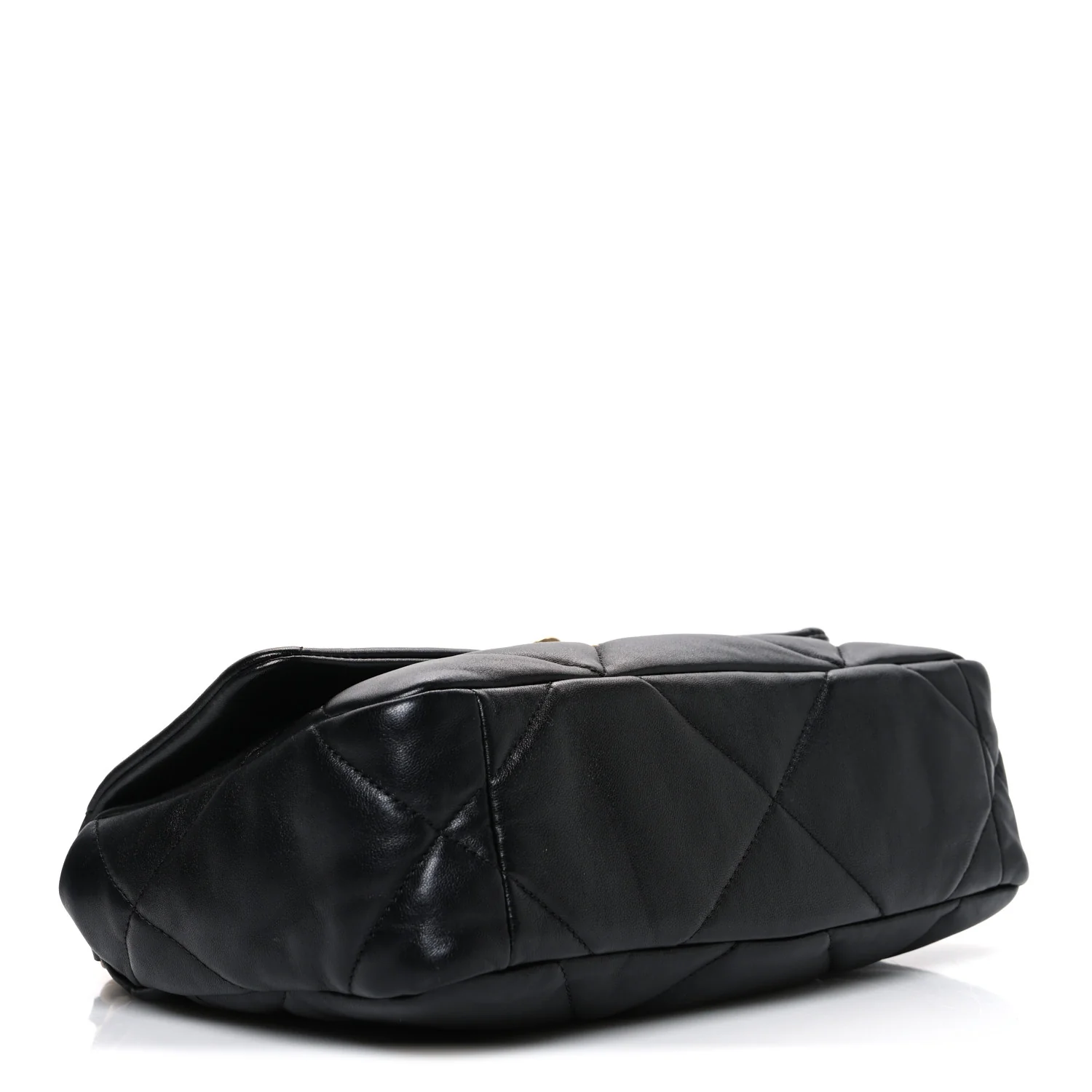 Lambskin Quilted Medium Chanel 19 Flap Black - Image 4