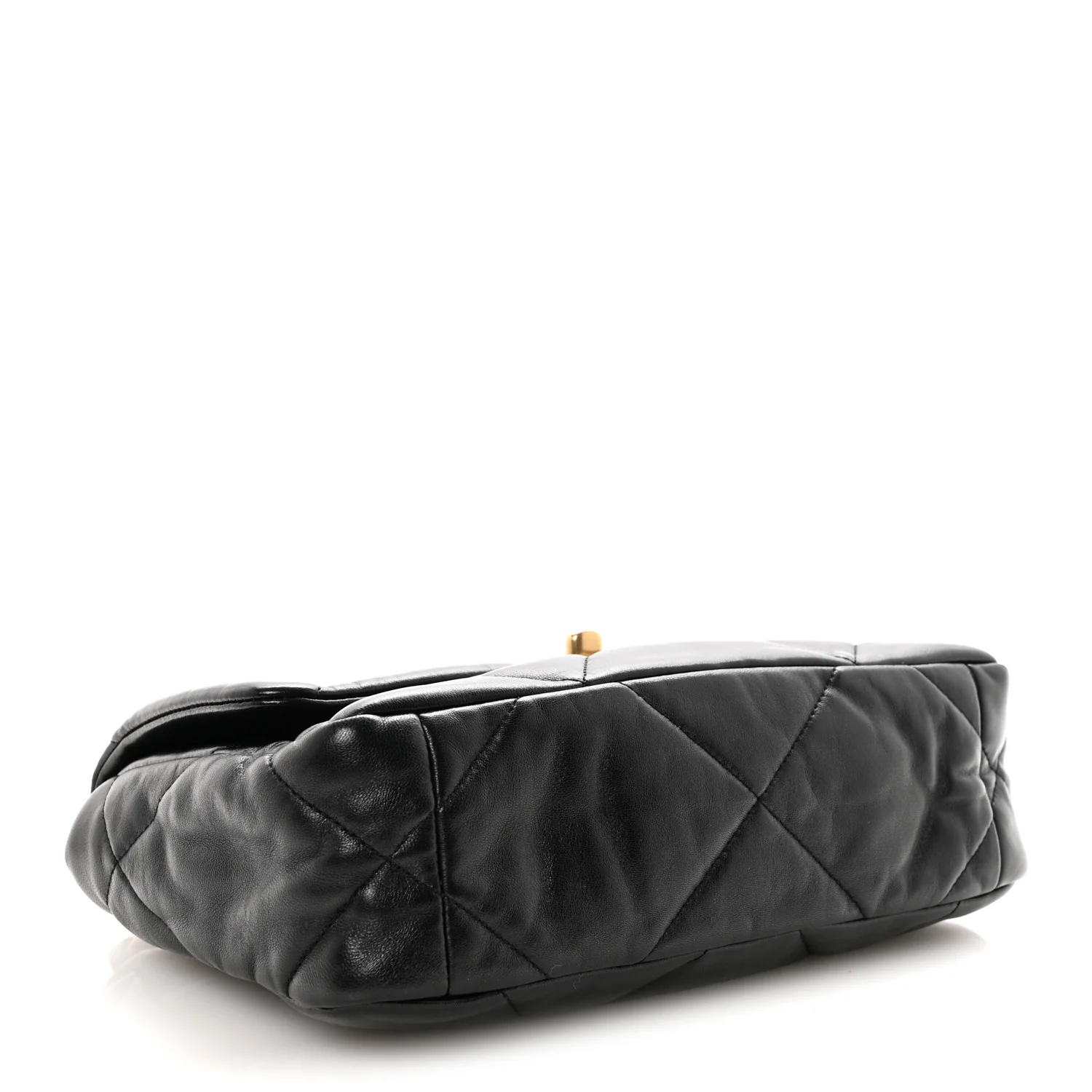 Lambskin Quilted Medium Chanel 19 Flap Black - Image 4
