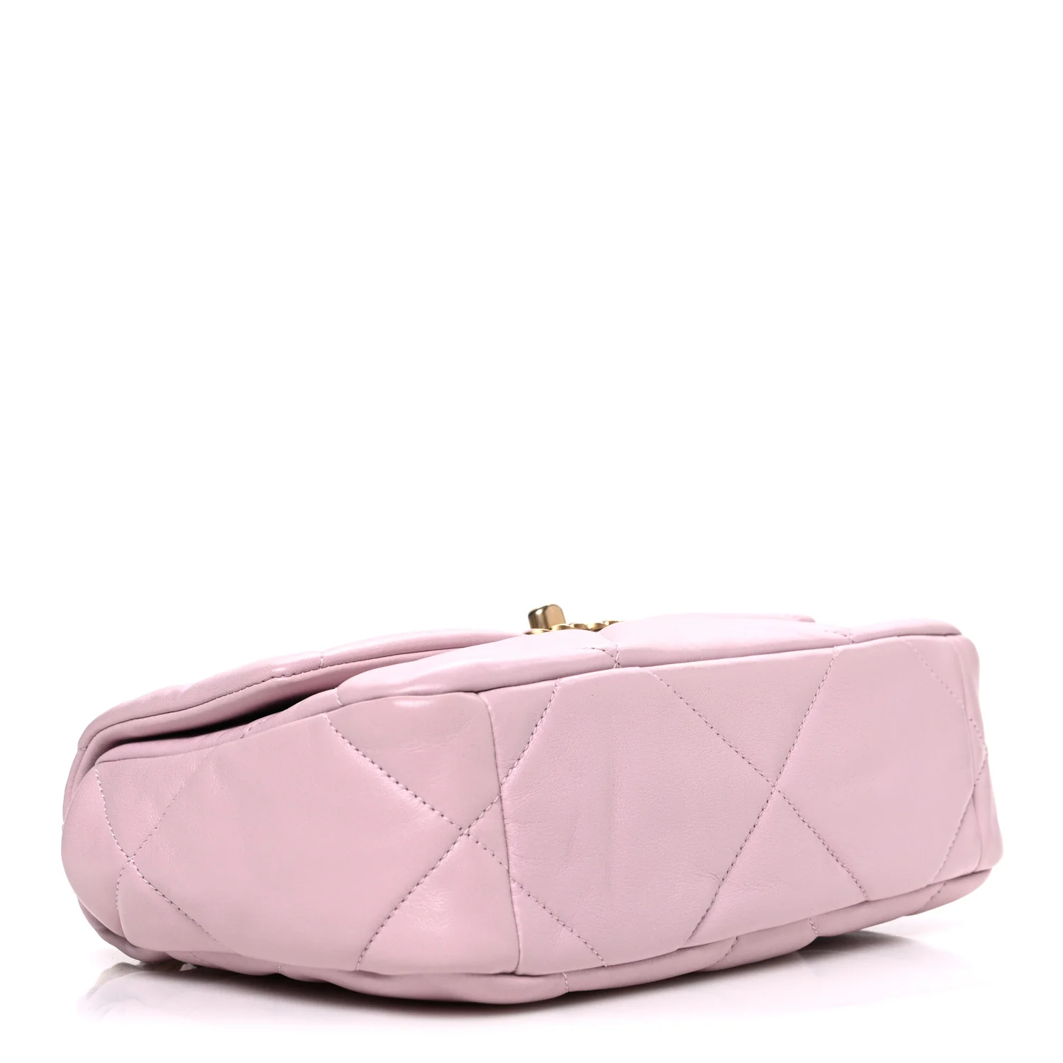 Lambskin Quilted Medium Chanel 19 Flap Light Pink - Image 4