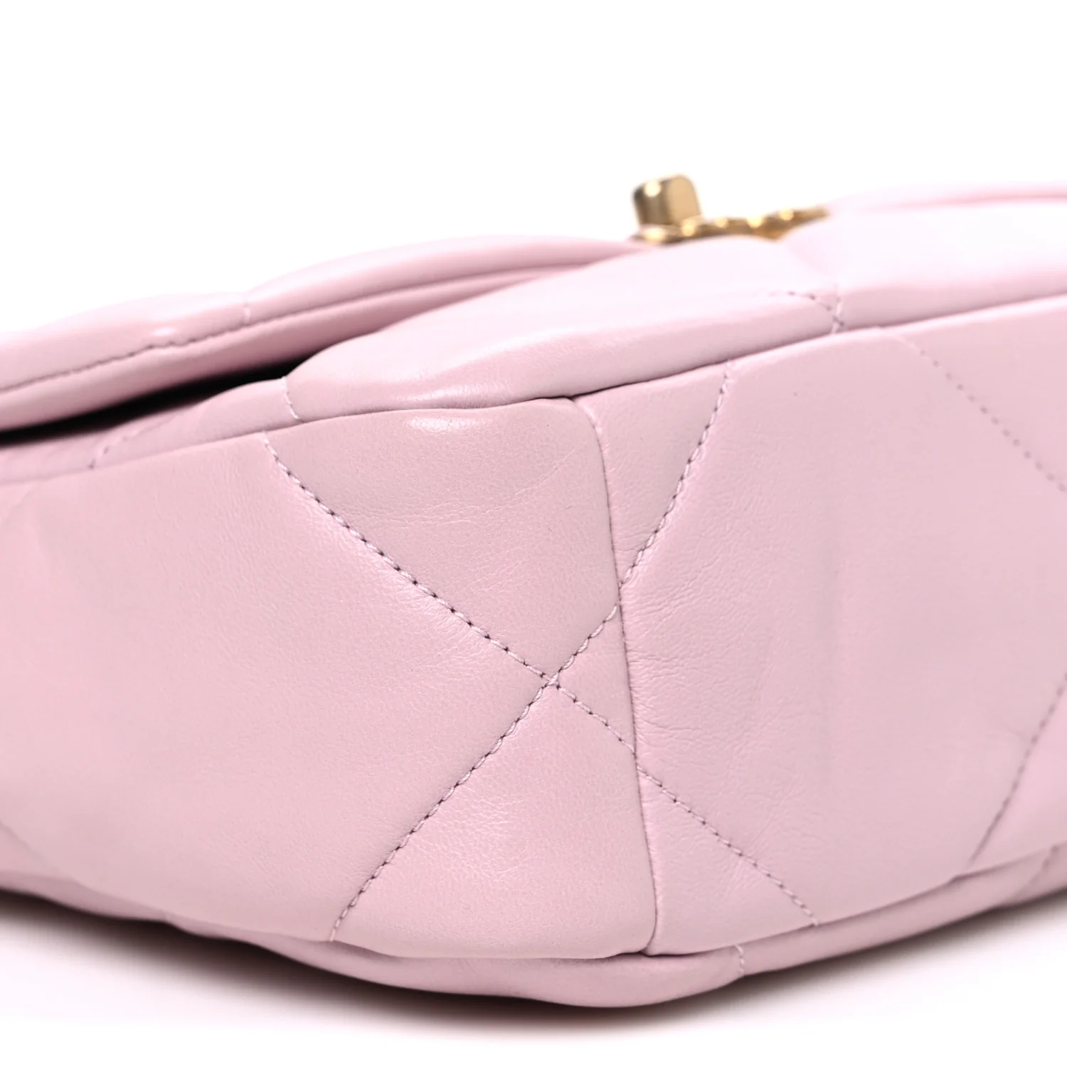 Lambskin Quilted Medium Chanel 19 Flap Light Pink - Image 9
