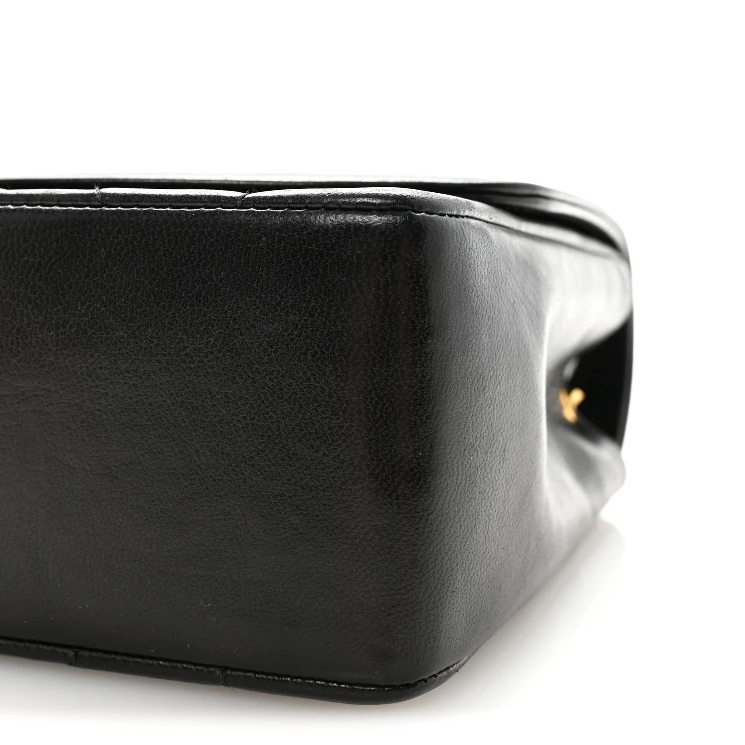 Lambskin Quilted Medium Single Flap Black - Image 10