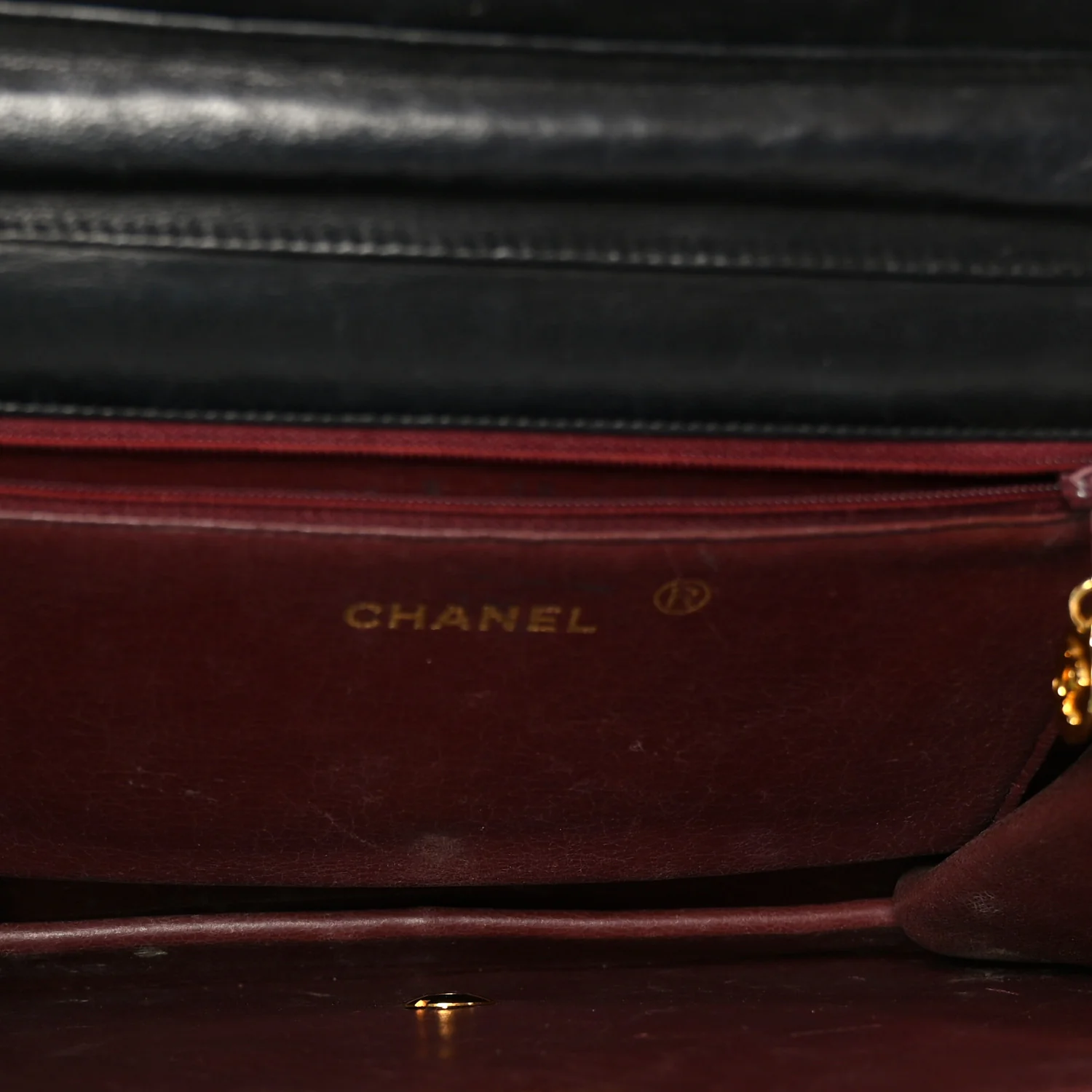 Lambskin Quilted Medium Single Flap Black - Image 5