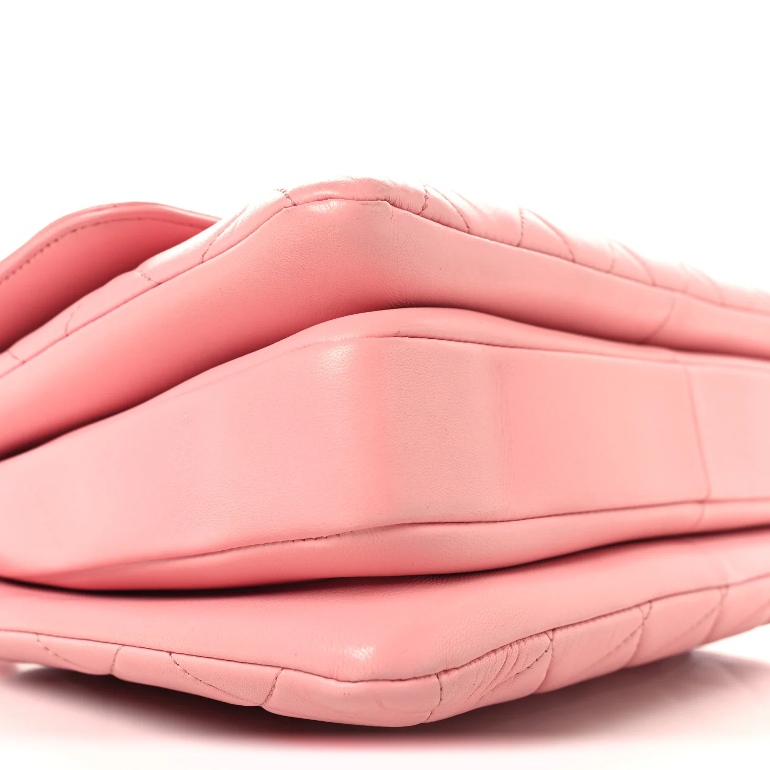 Lambskin Quilted Medium Trendy CC Flap Dual Handle Bag Pink - Image 10
