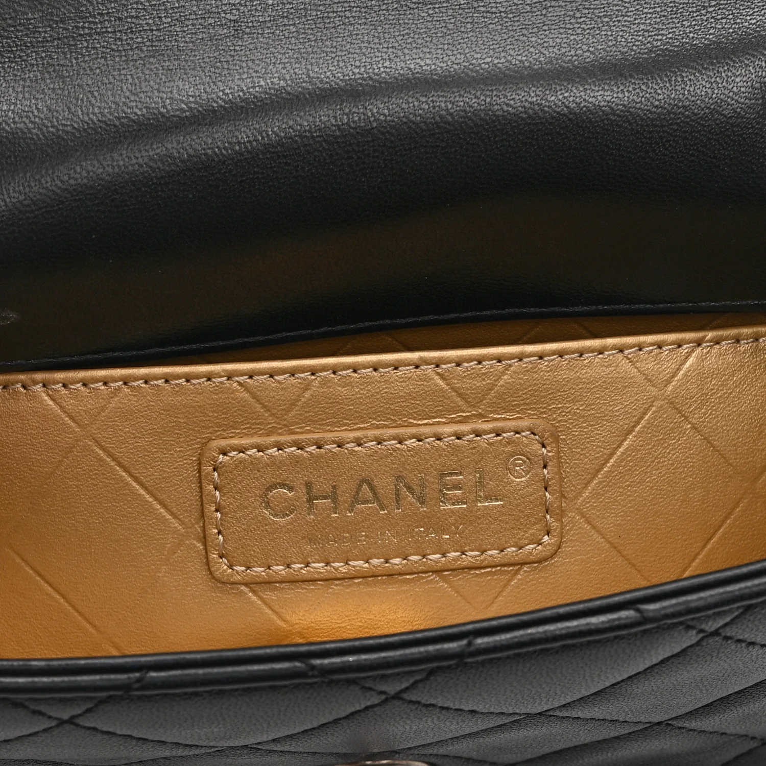 Lambskin Quilted Mini Coco Clips Single Flap Black - Image 6