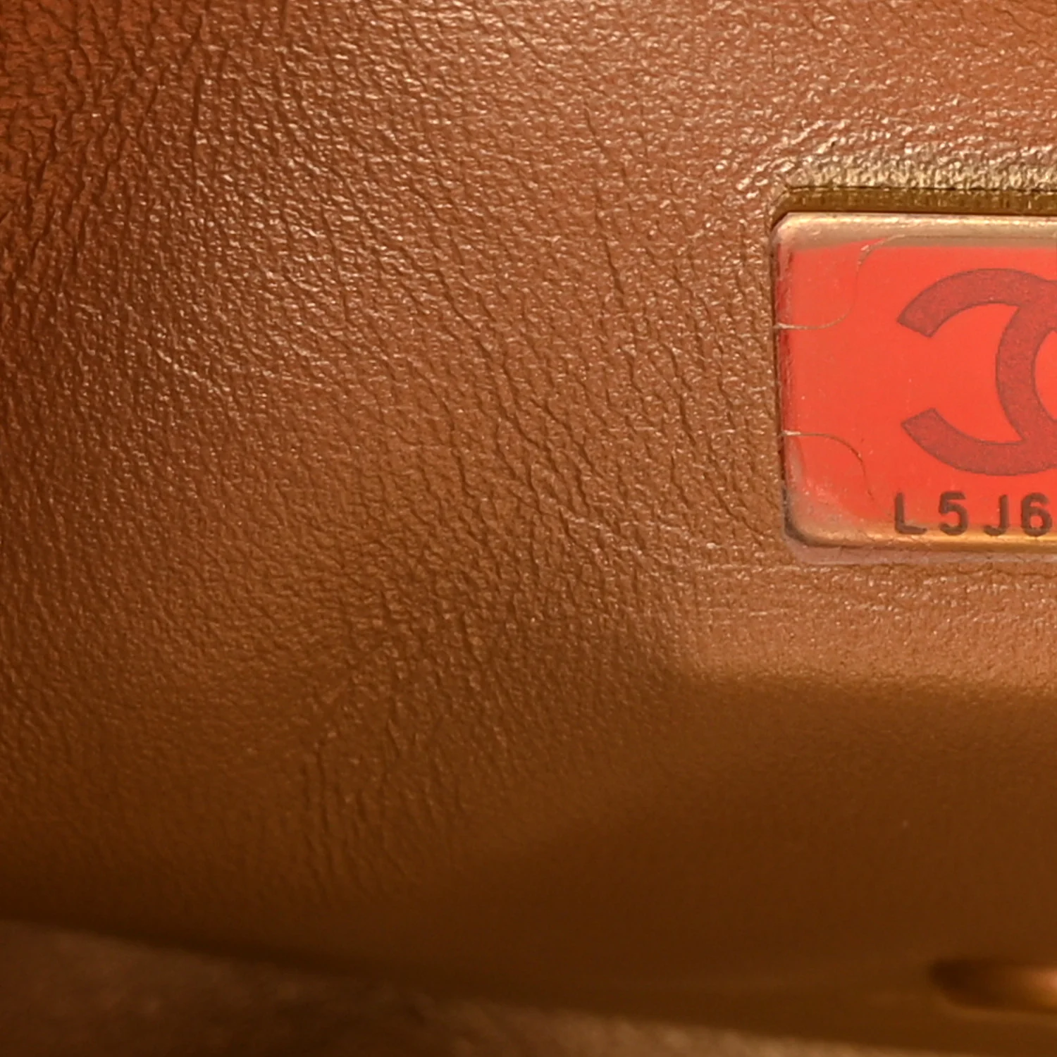 Lambskin Quilted Mini Pearl Crush Flap Red - Image 7