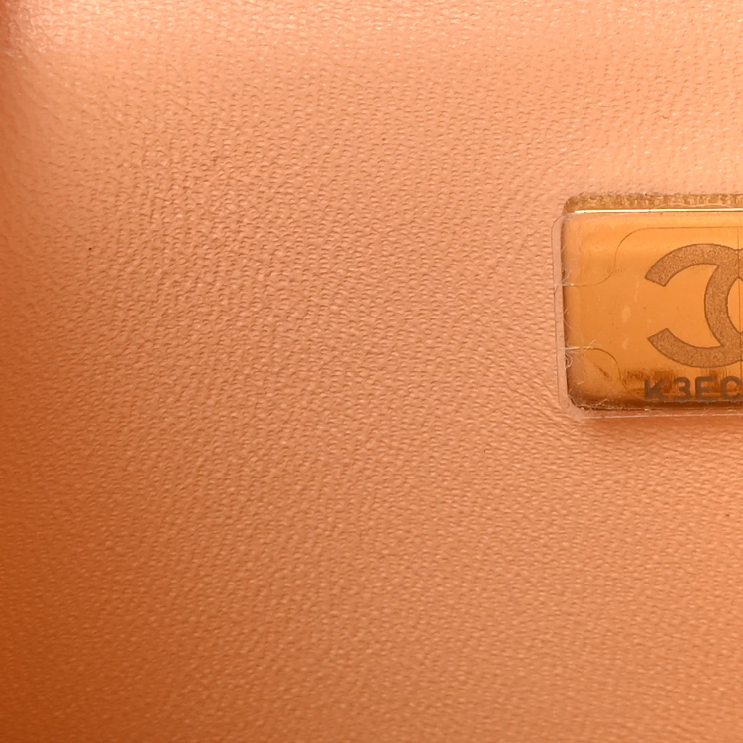 Lambskin Quilted Mini Rectangular Flap Beige - Image 7
