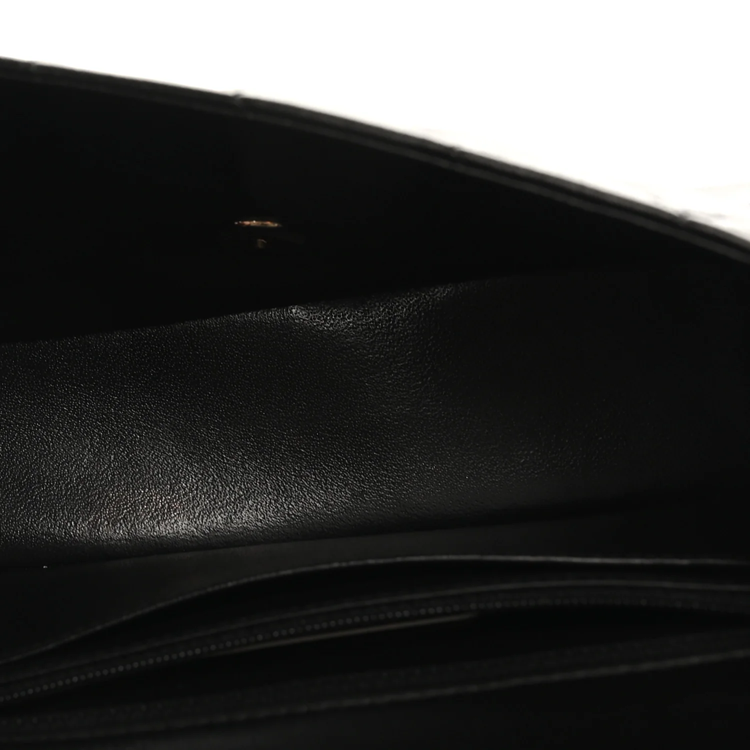 Lambskin Quilted Mini Rectangular Flap Black - Image 5