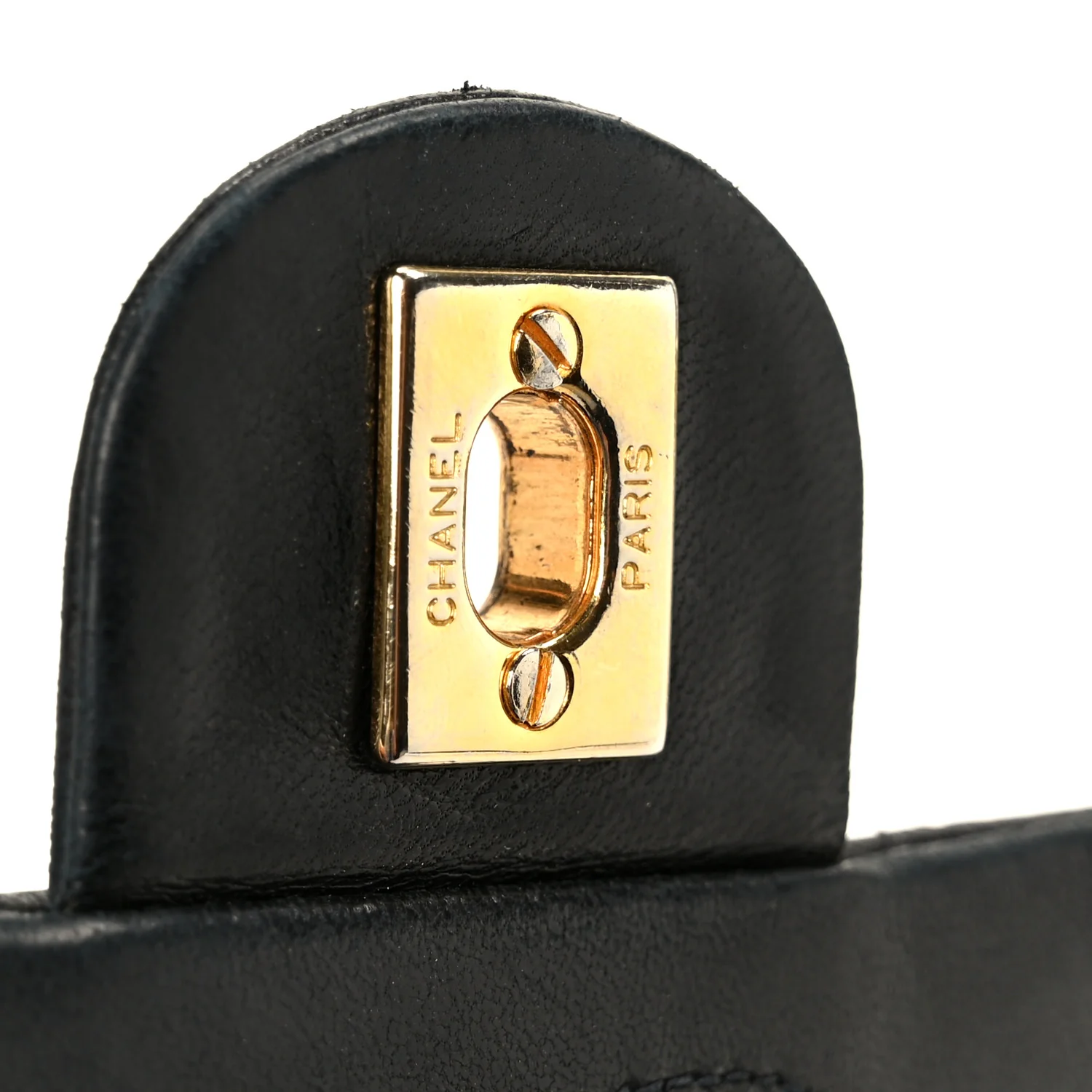 Lambskin Quilted Mini Square Flap Bag Black - Image 7