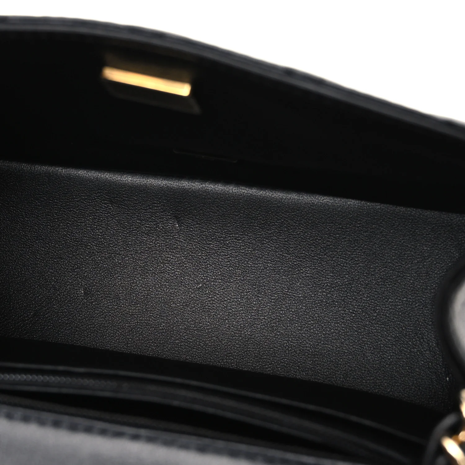 Lambskin Quilted Mini Square Flap Black - Image 5