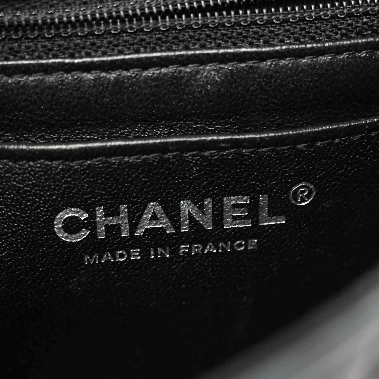 Lambskin Quilted Mini Square Flap Black - Image 5