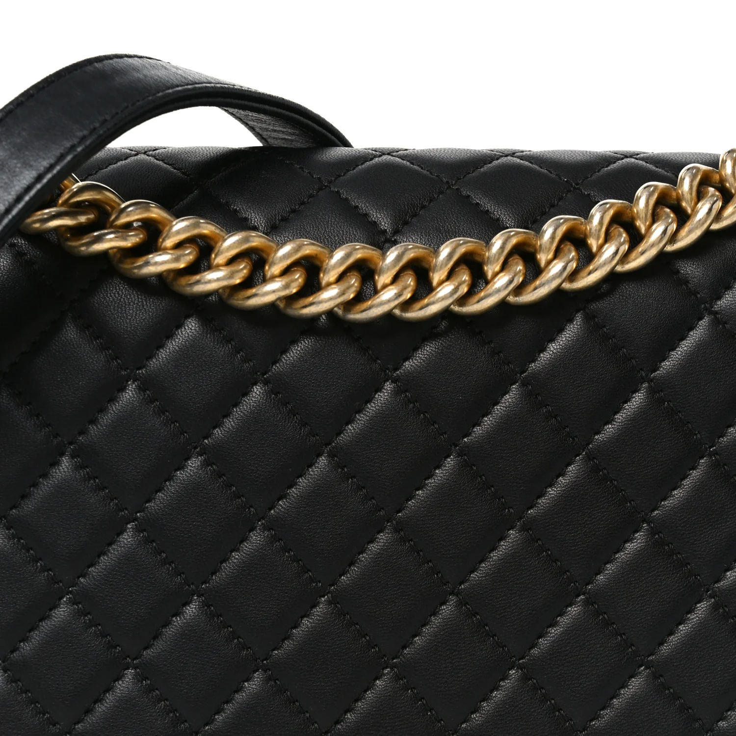 Lambskin Quilted New Medium Boy Flap Black - Image 8