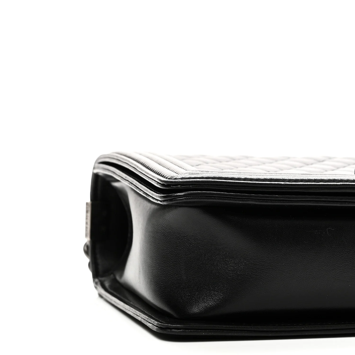 Lambskin Quilted New Medium Boy Flap Black - Image 9