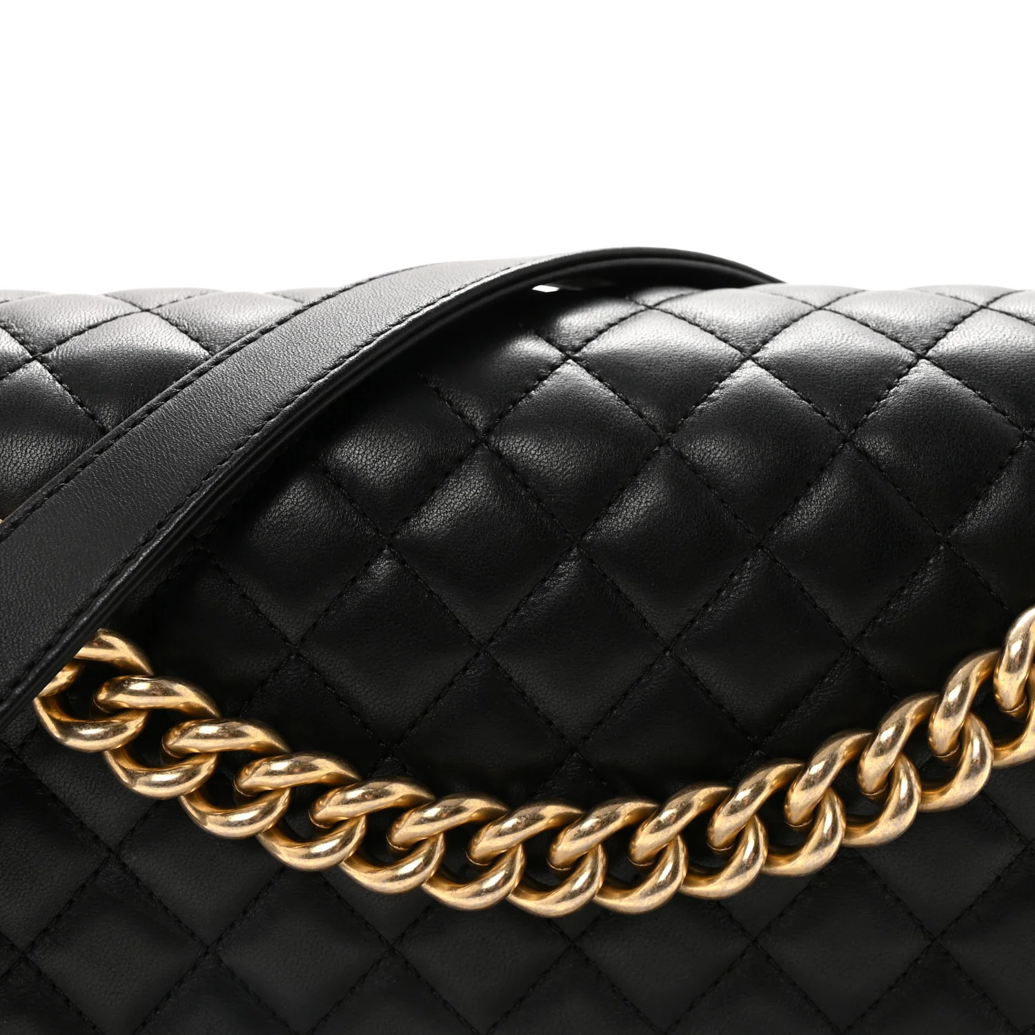 Lambskin Quilted New Medium Boy Flap Black - Image 8