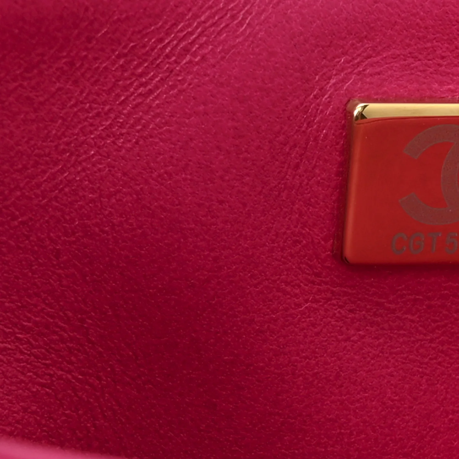 Lambskin Quilted On And On Small Chain Flap Fuchsia - Image 7
