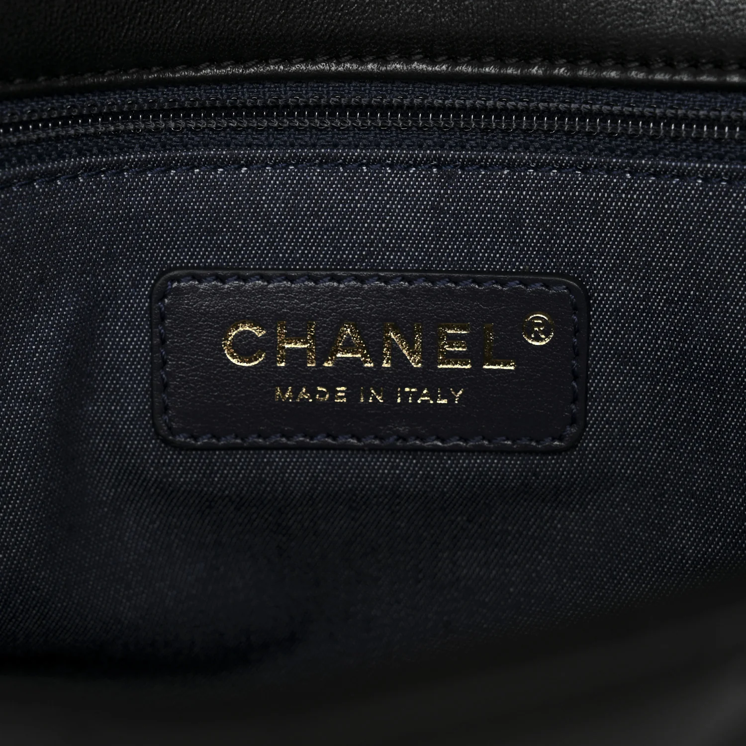 Lambskin Quilted Resin Bi-Color Chain Flap Bag Black - Image 6