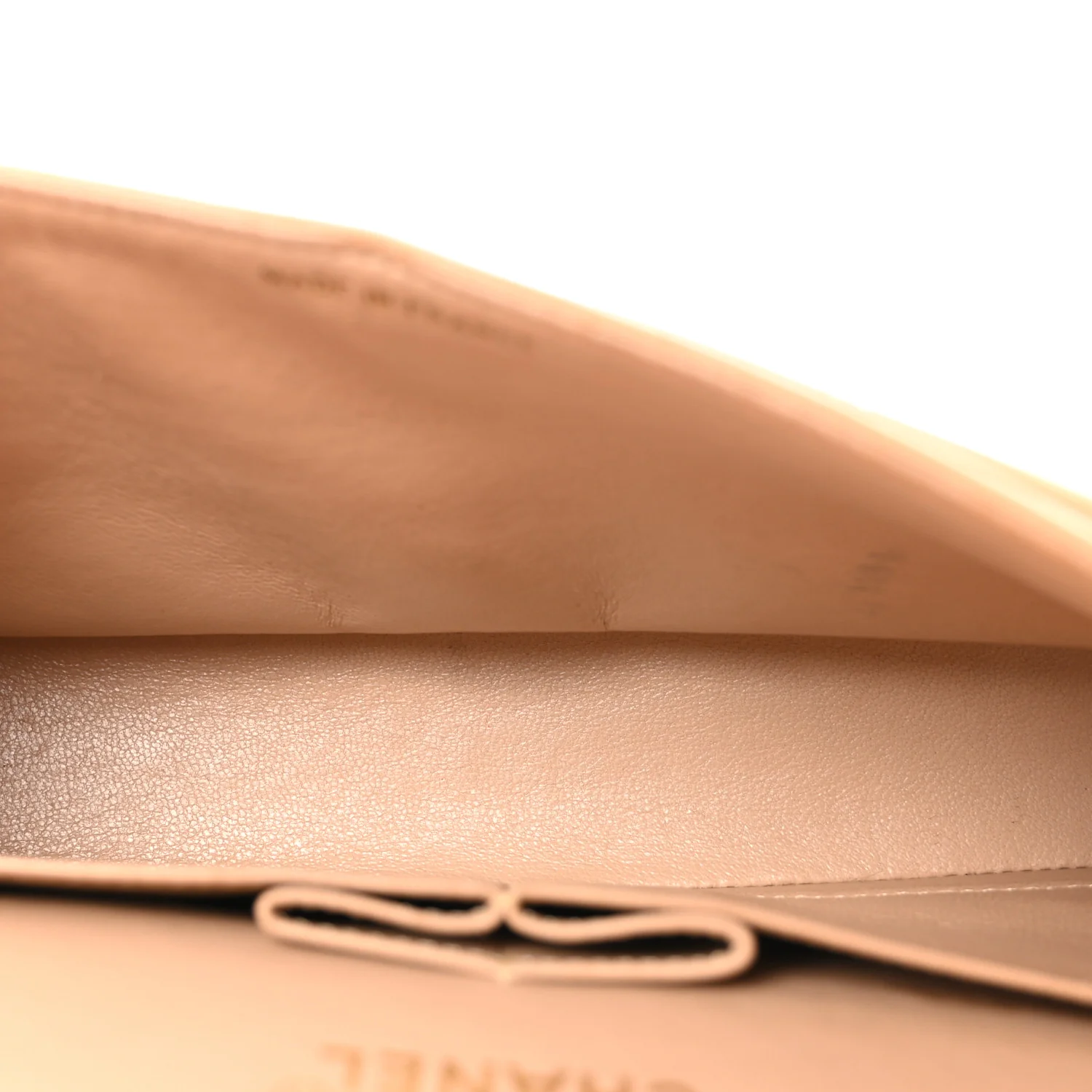 Lambskin Quilted Small Double Flap Beige - Image 5