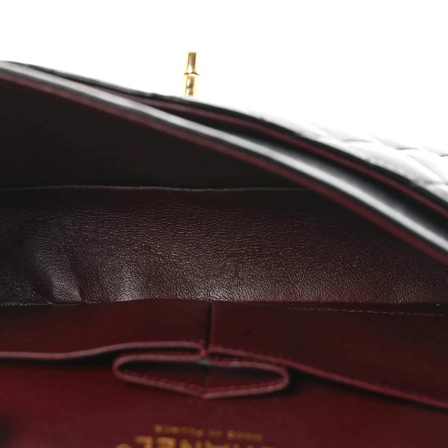 Lambskin Quilted Small Double Flap Black - Image 5