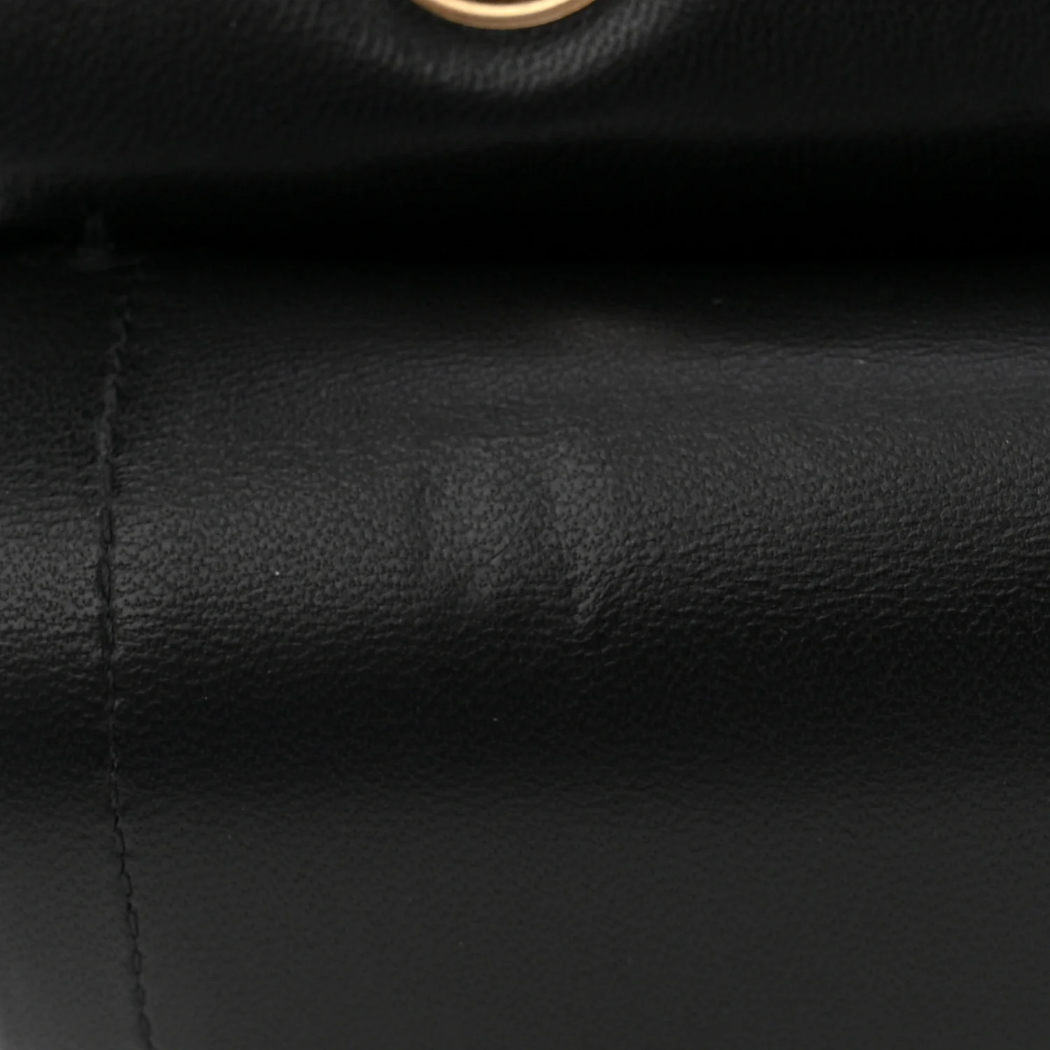 Lambskin Quilted Small Double Flap Black - Image 12
