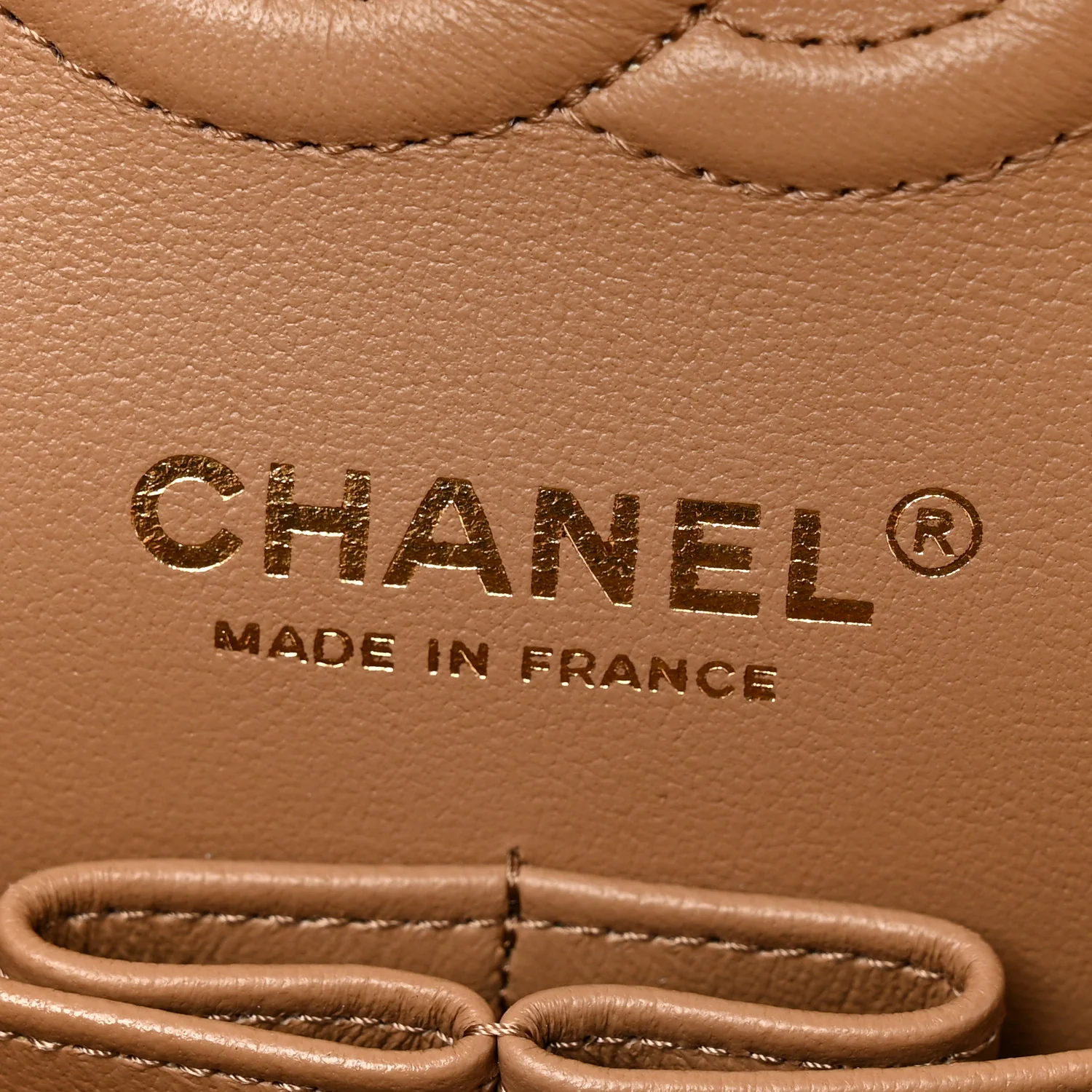 Lambskin Quilted Small Double Flap Brown - Image 6