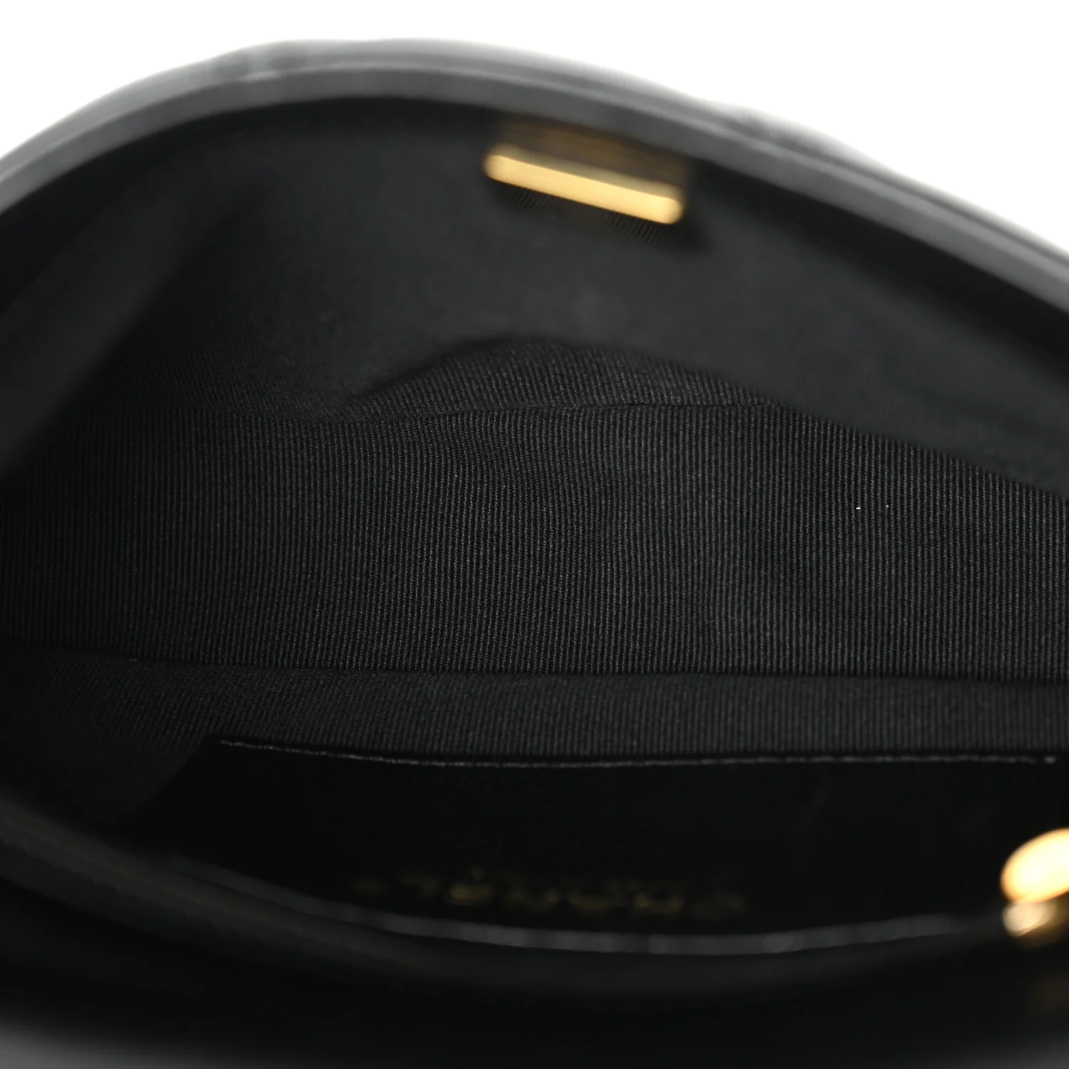 Lambskin Quilted Small Funky Town Flap Black - Image 5