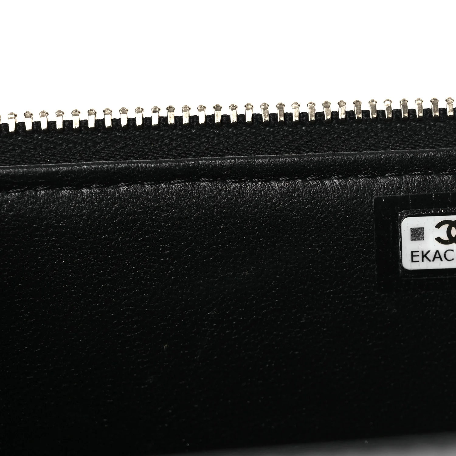 Lambskin Quilted Small Pillow Crush Vanity Case With Chain Black - Image 7