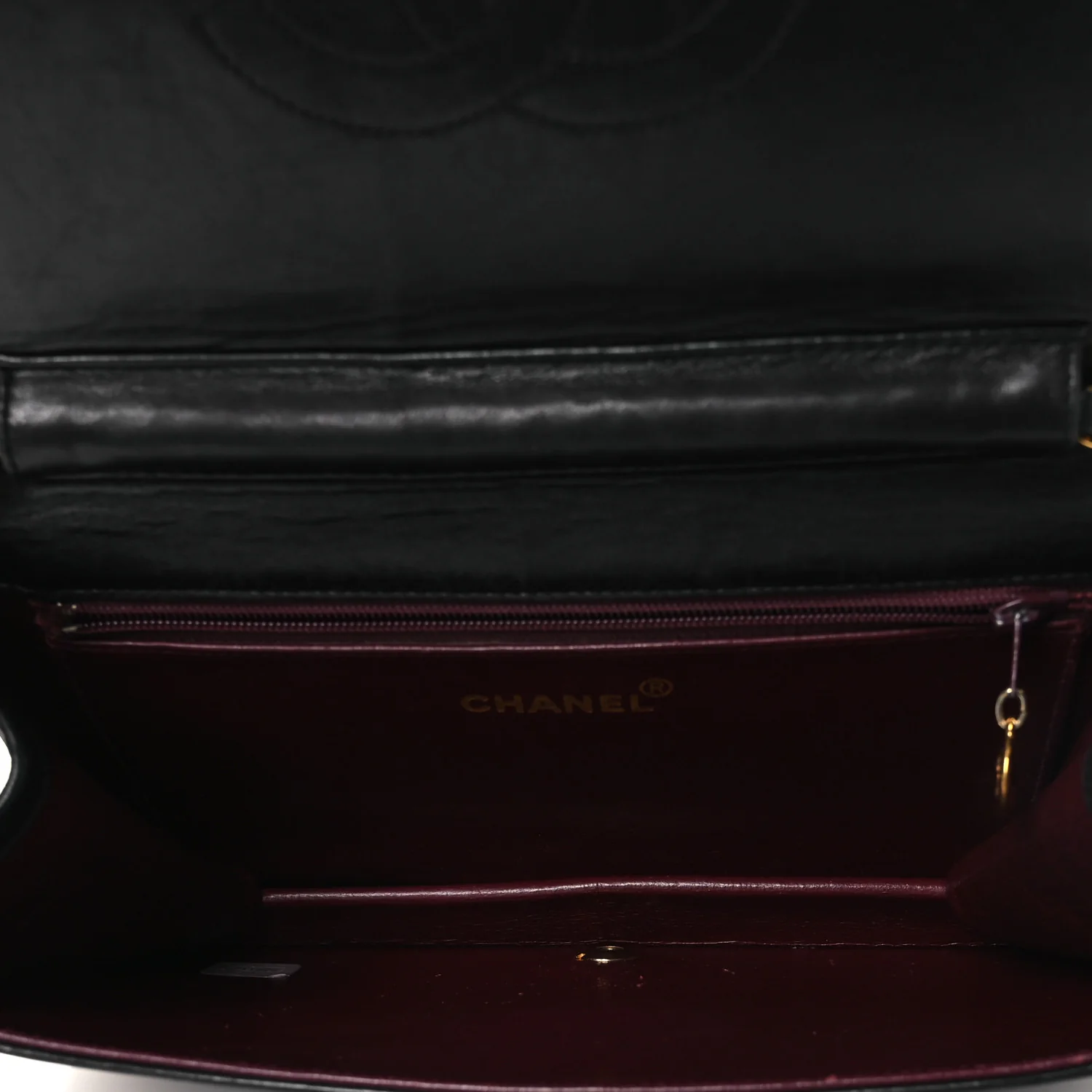 Lambskin Quilted Small Single Flap Bag Black - Image 5