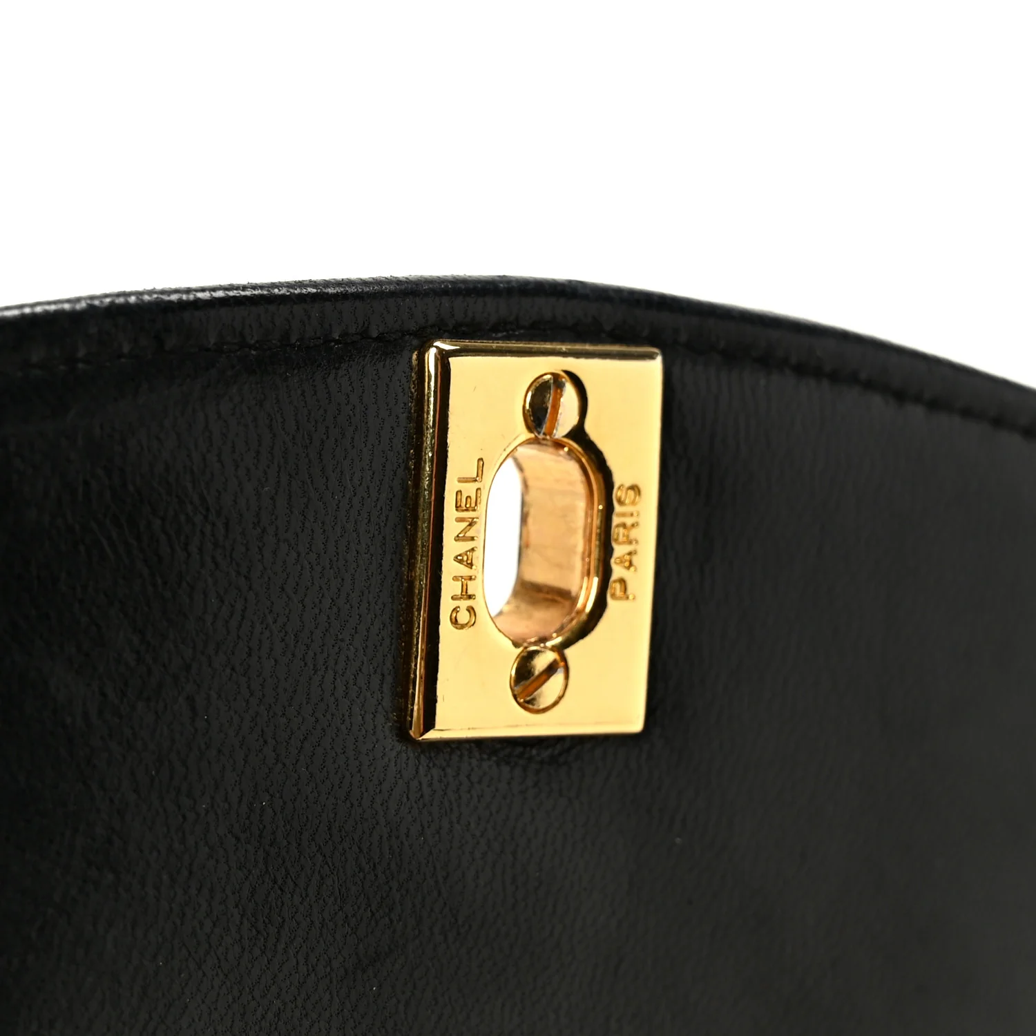 Lambskin Quilted Small Single Flap Black - Image 7