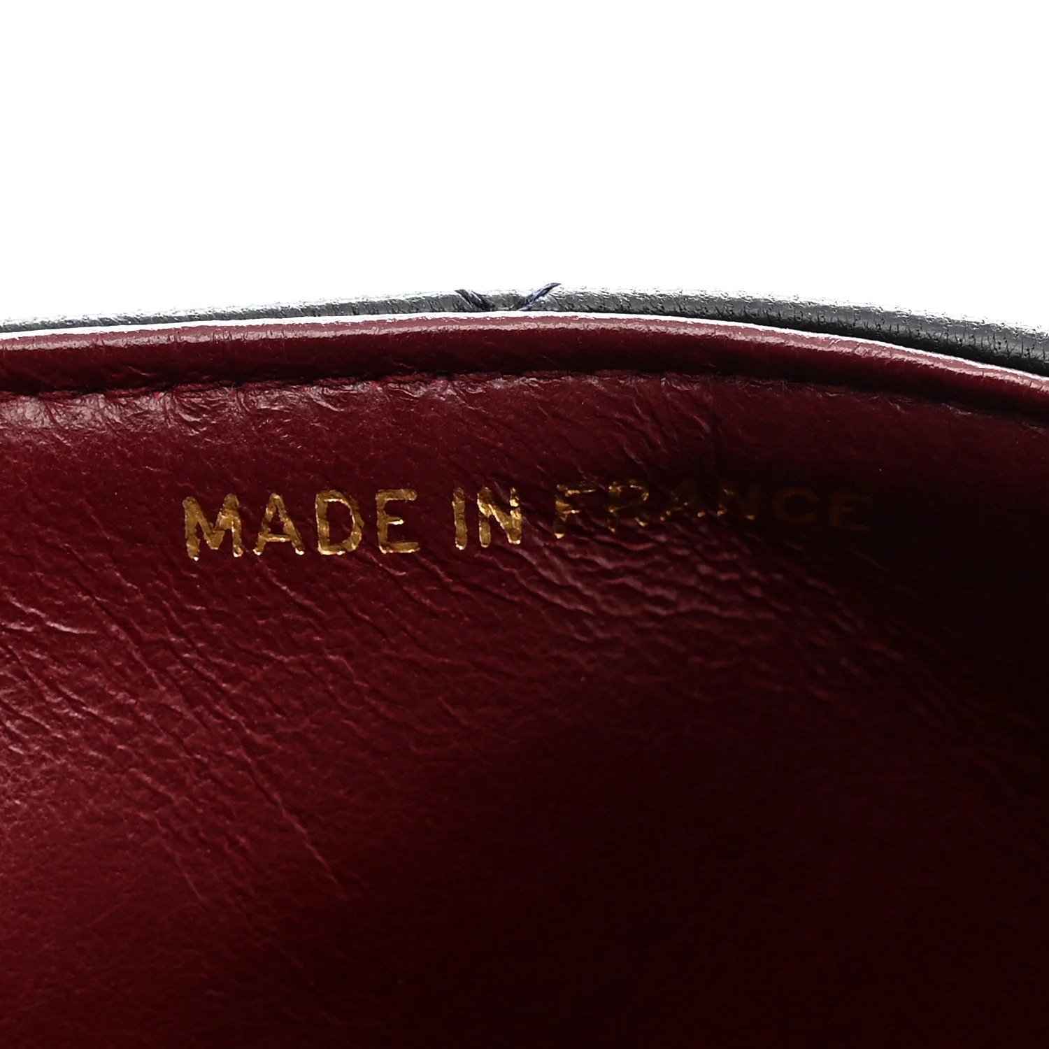 Lambskin Quilted Small Single Flap Navy - Image 8