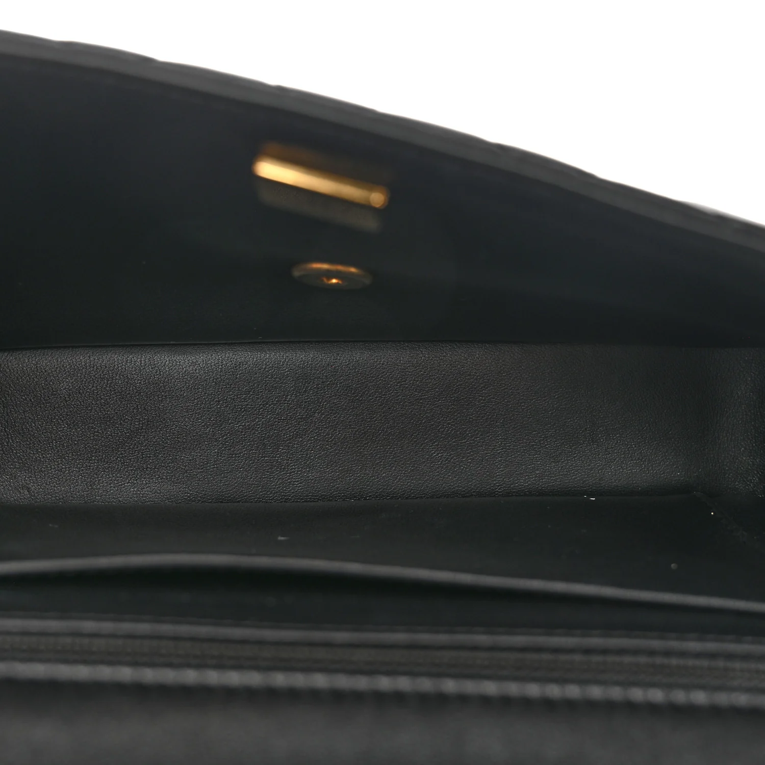 Lambskin Quilted Small Strass On Top Flap Bag Black - Image 5