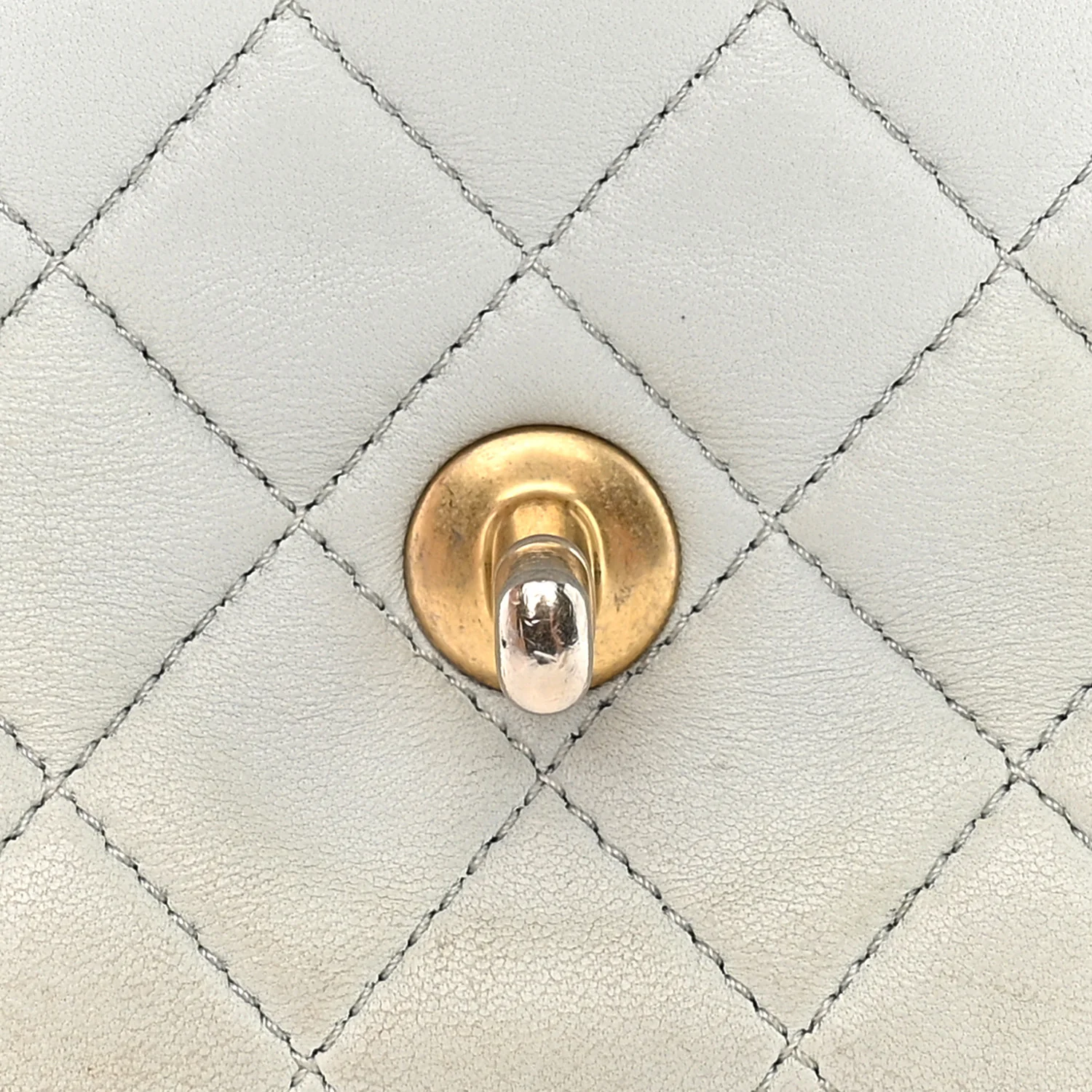 Lambskin Quilted Small Sweet Camellia Flap Light Blue - Image 12