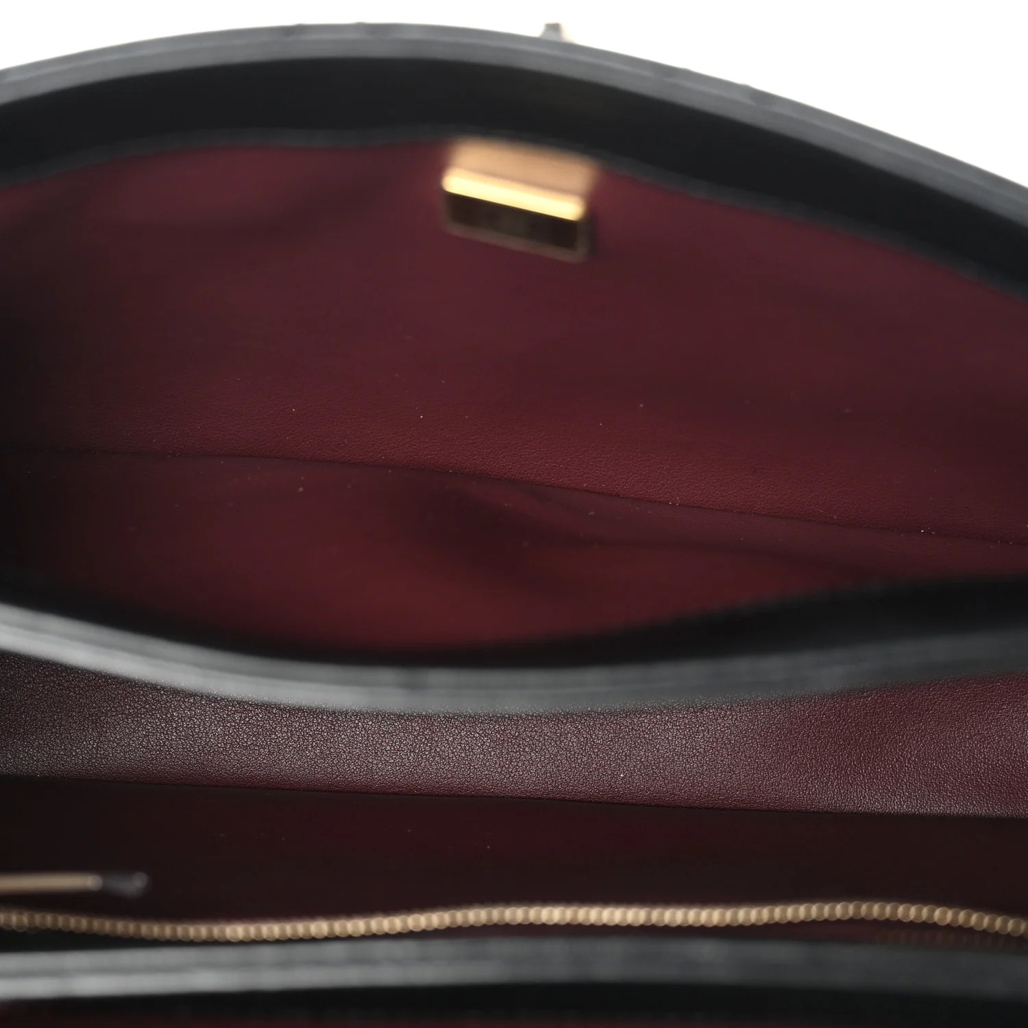 Lambskin Quilted Small Trendy CC Dual Handle Flap Bag Black - Image 5