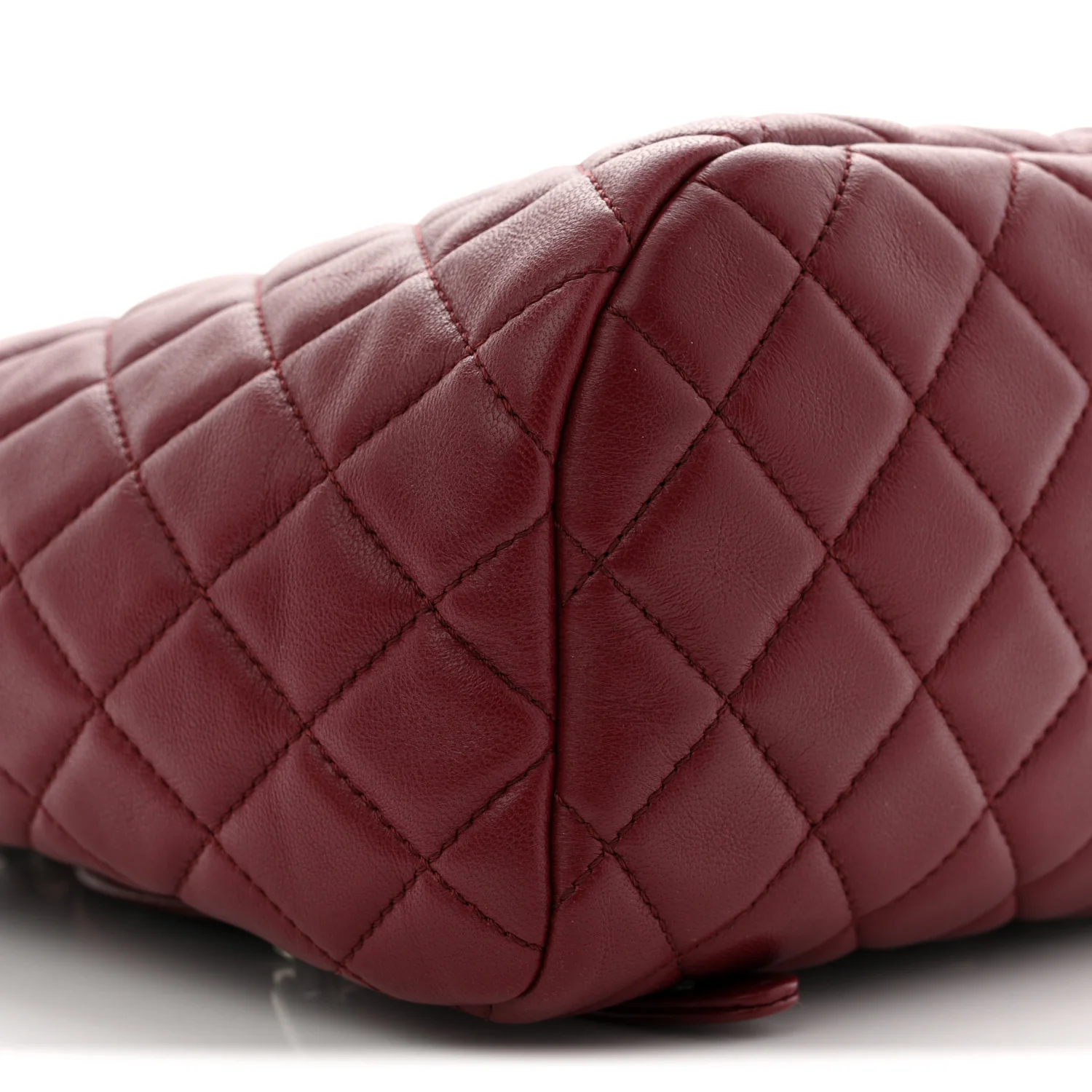 Lambskin Quilted Small Urban Spirit Backpack Red - Image 9