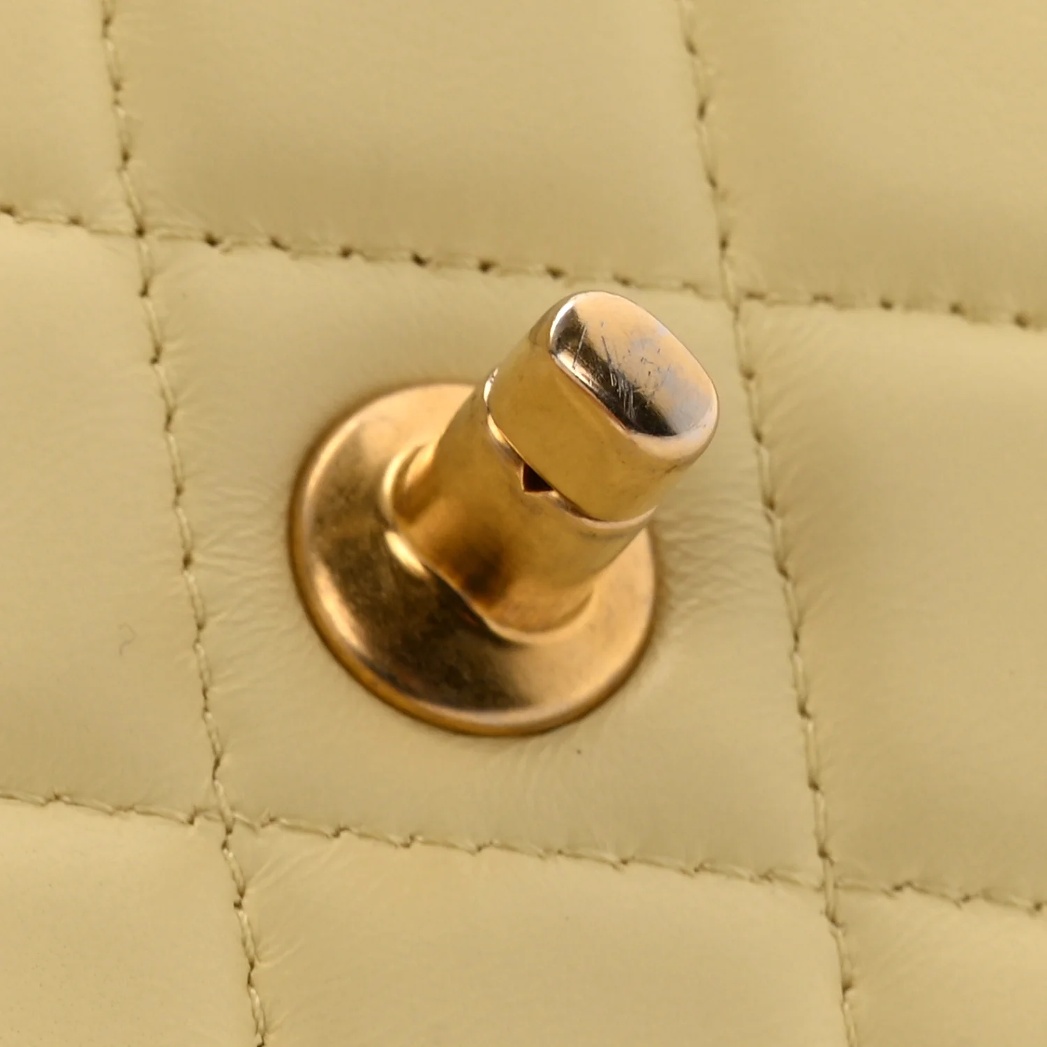 Lambskin Quilted Sweet Camellia Wallet on Chain WOC Yellow - Image 13