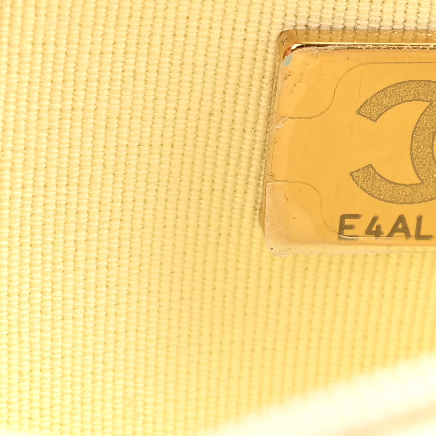 Lambskin Quilted Sweet Camellia Wallet on Chain WOC Yellow - Image 8