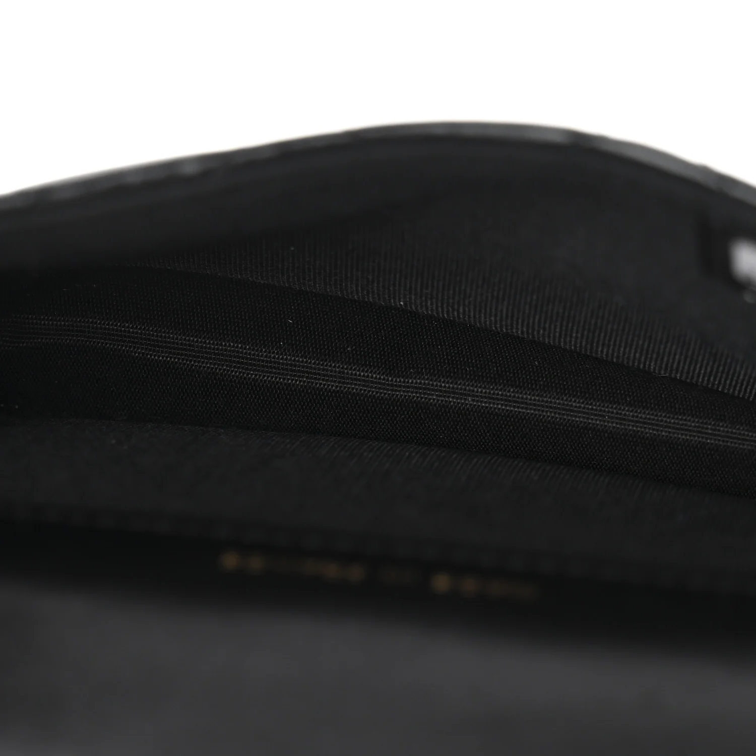 Lambskin Quilted Top Handle Flap Coin Purse With Chain Black - Image 5