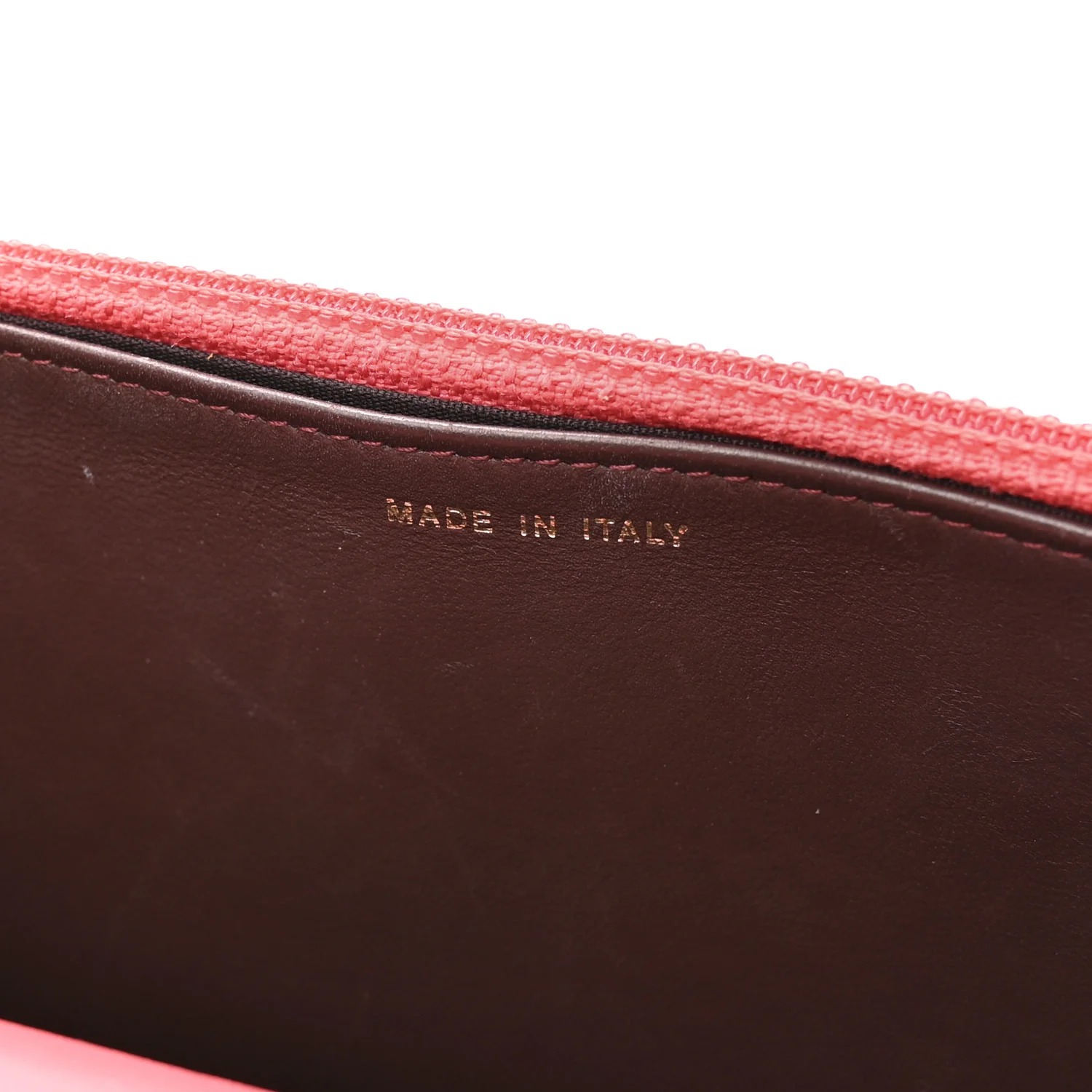 Lambskin Quilted Trendy CC Wallet On Chain WOC Bright Pink - Image 17