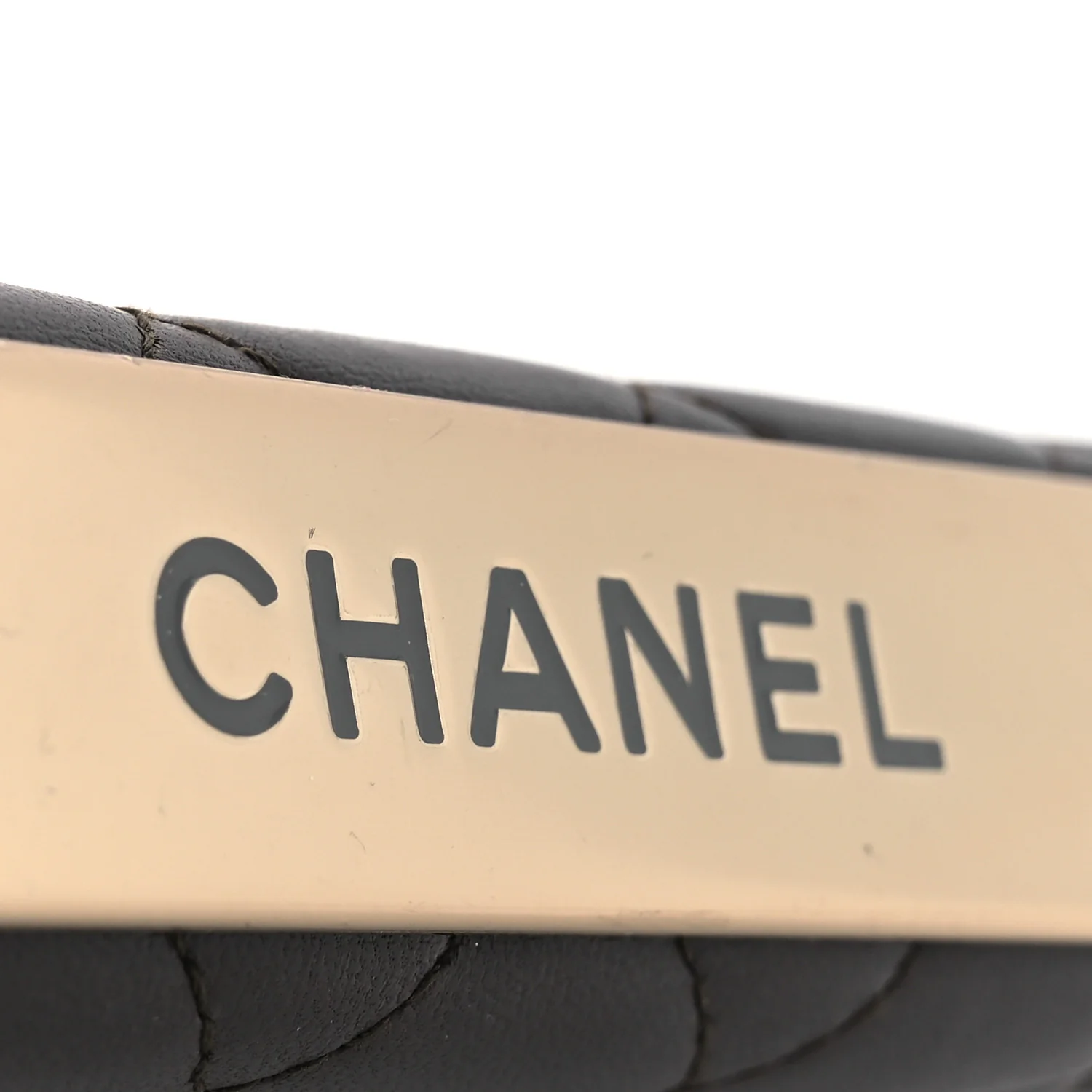 Lambskin Quilted Trendy CC Wallet On Chain WOC Dark Brown - Image 12