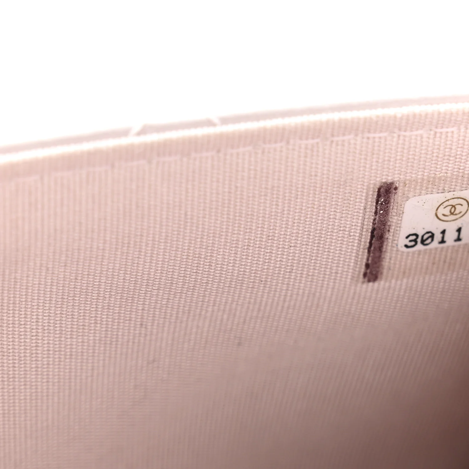 Lambskin Quilted Trendy CC Wallet On Chain WOC Lilac - Image 8