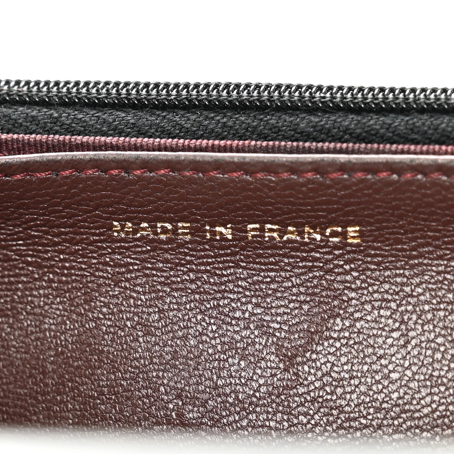 Lambskin Quilted Wallet On Chain WOC Black - Image 7