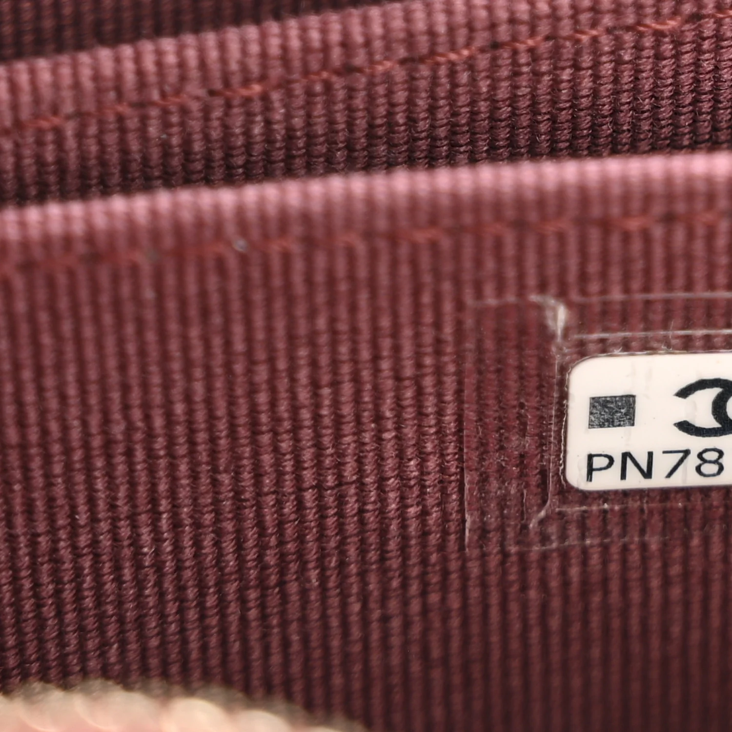 Lambskin Quilted Zip Around Coin Purse Wallet Burgundy - Image 7