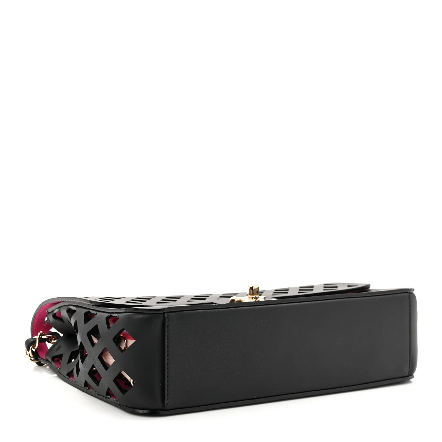Lambskin Sea Through Flap Black Multicolor - Image 5